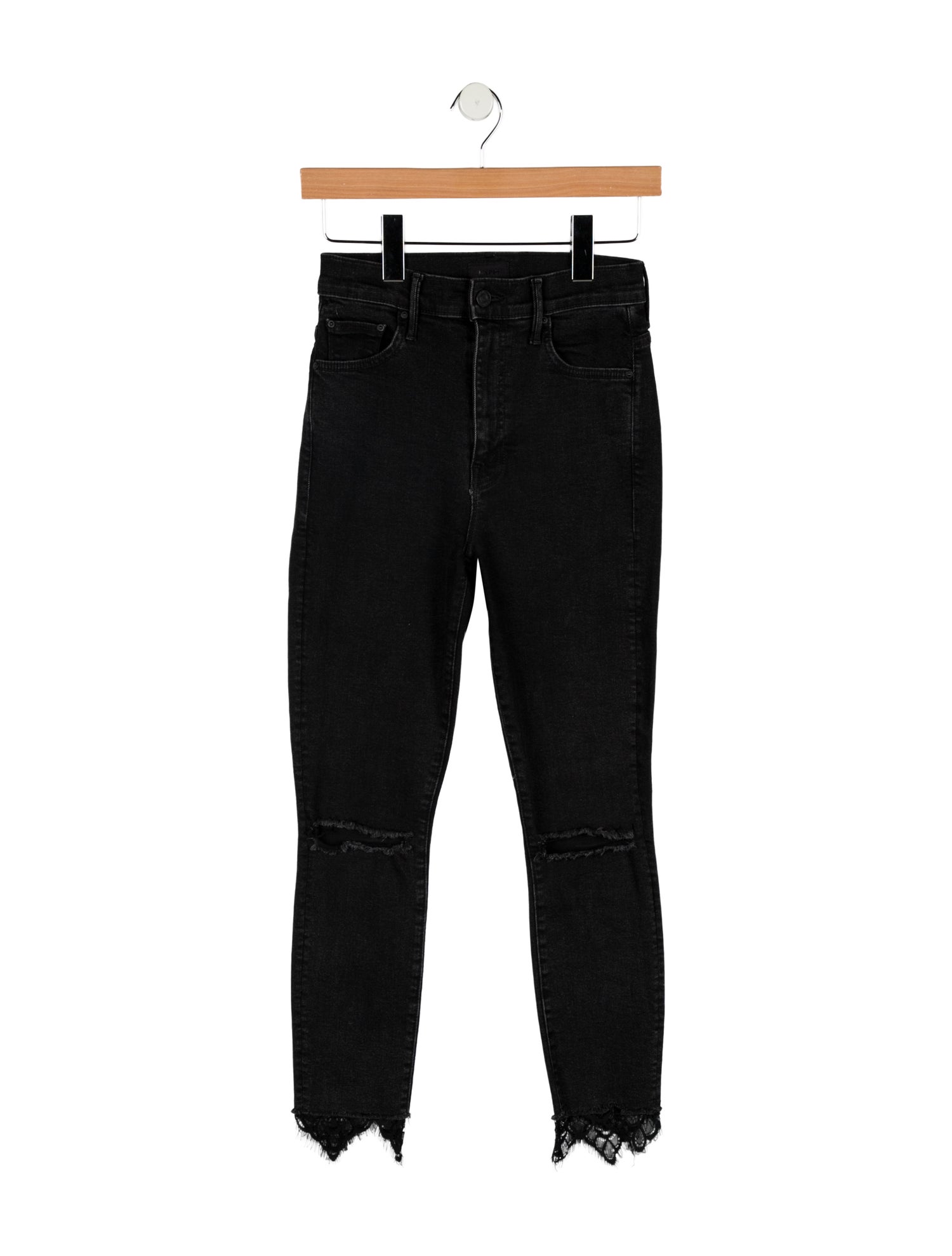 Mother Mid-Rise Skinny Leg Jeans