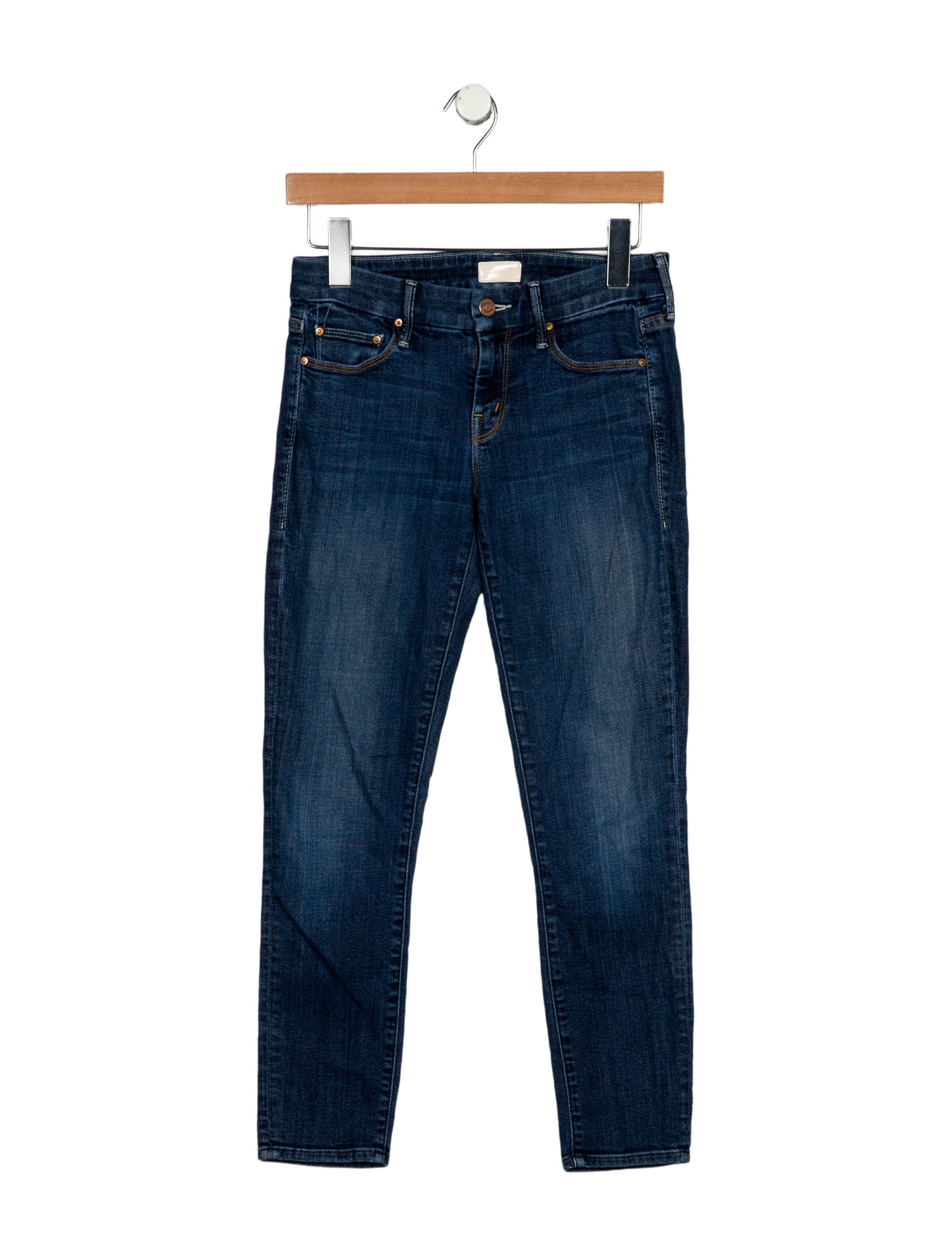 Mother Low-Rise Skinny Leg Jeans