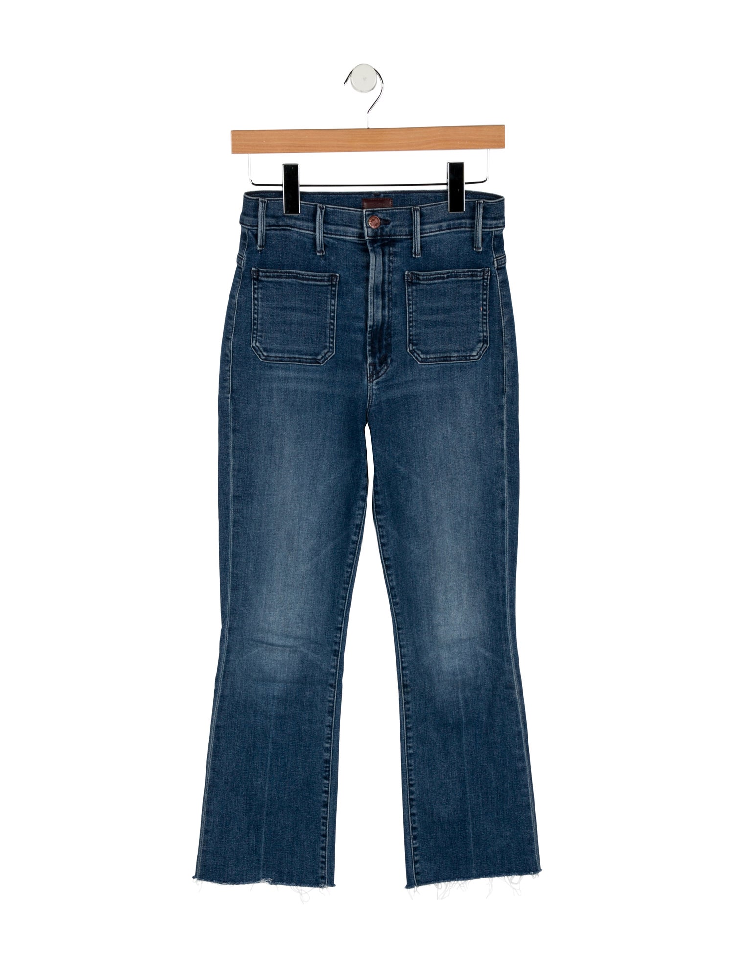 Mother Mid-Rise Straight Leg Jeans