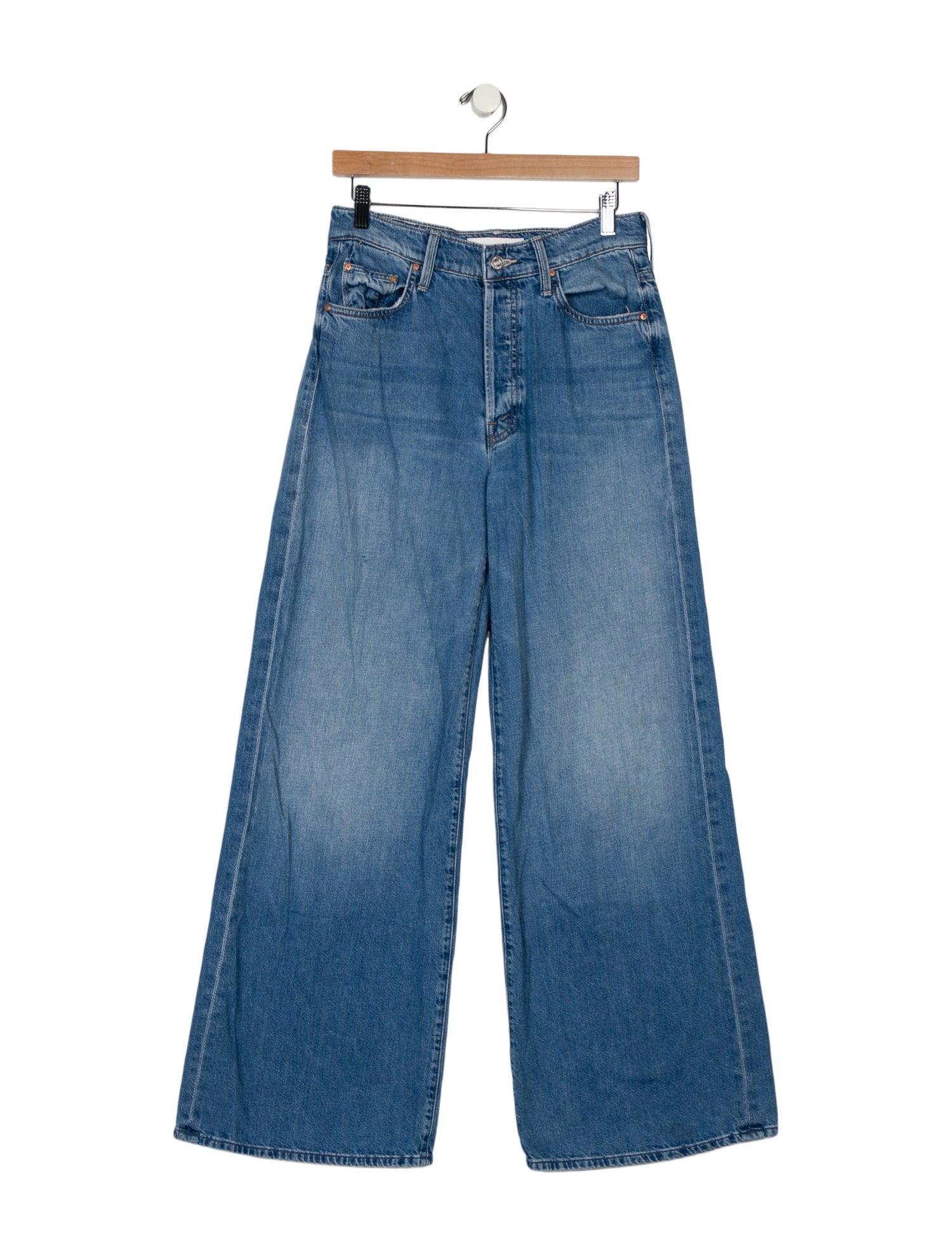 Mother High-Rise Wide Leg Jeans