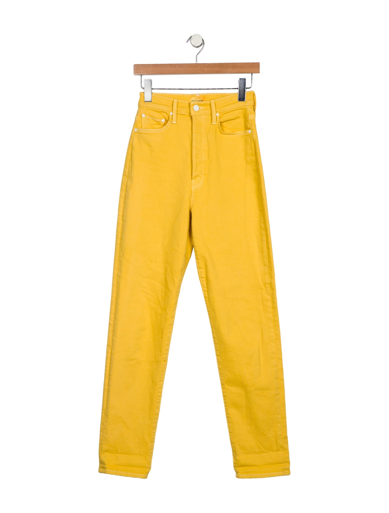 Mother High-Rise Straight Leg Jeans