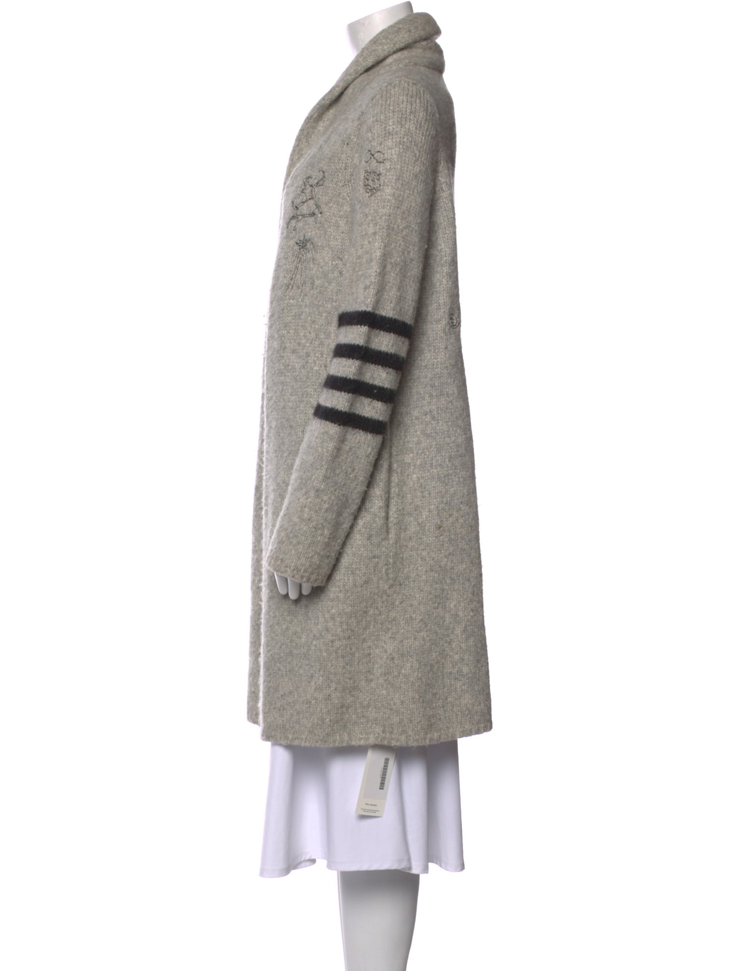 Mother Alpaca Striped Sweater