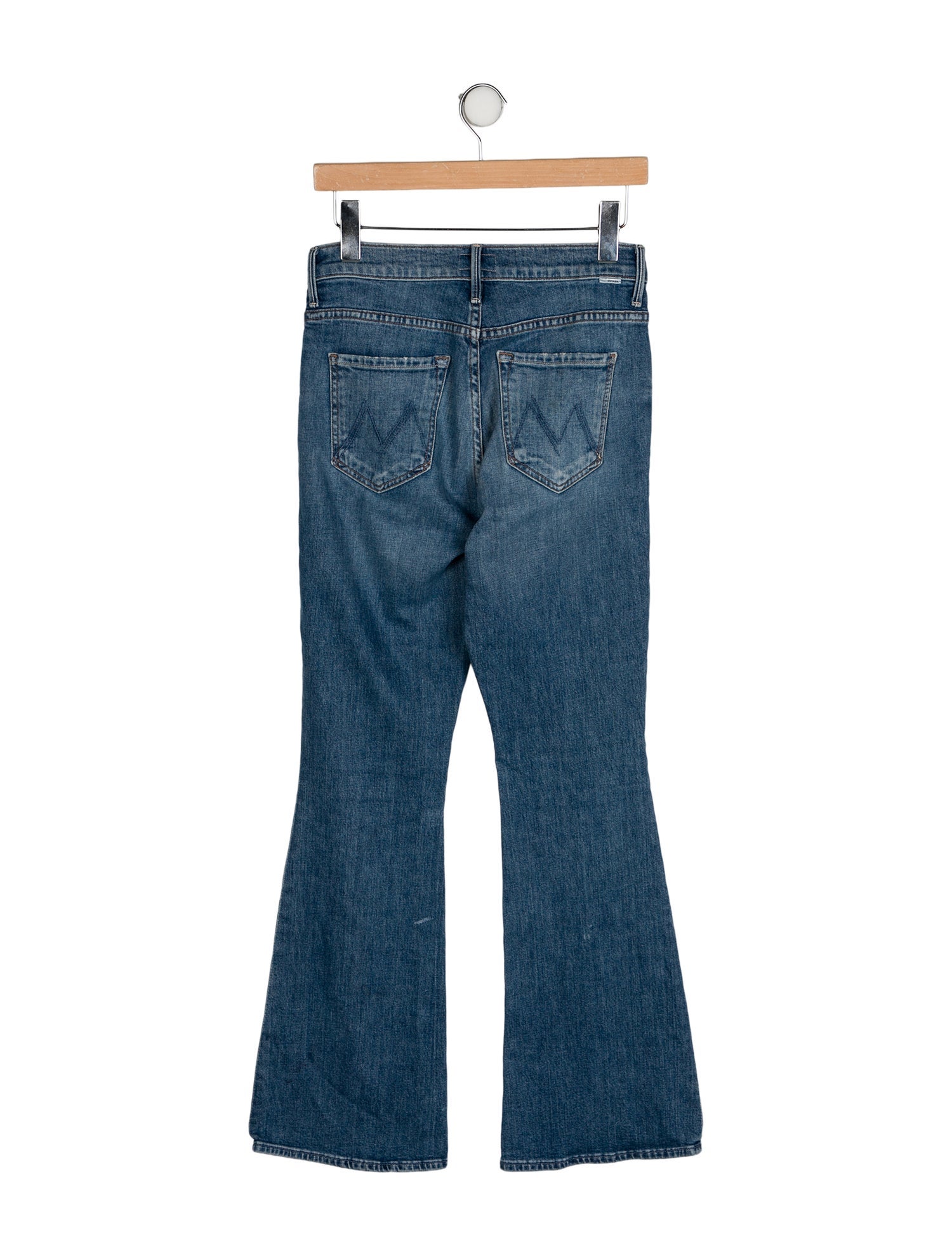 Mother Mid-Rise Wide Leg Jeans