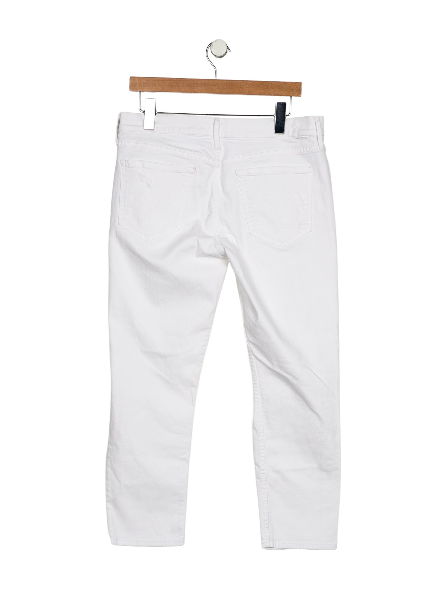 Mother Mid-Rise Straight Leg Jeans