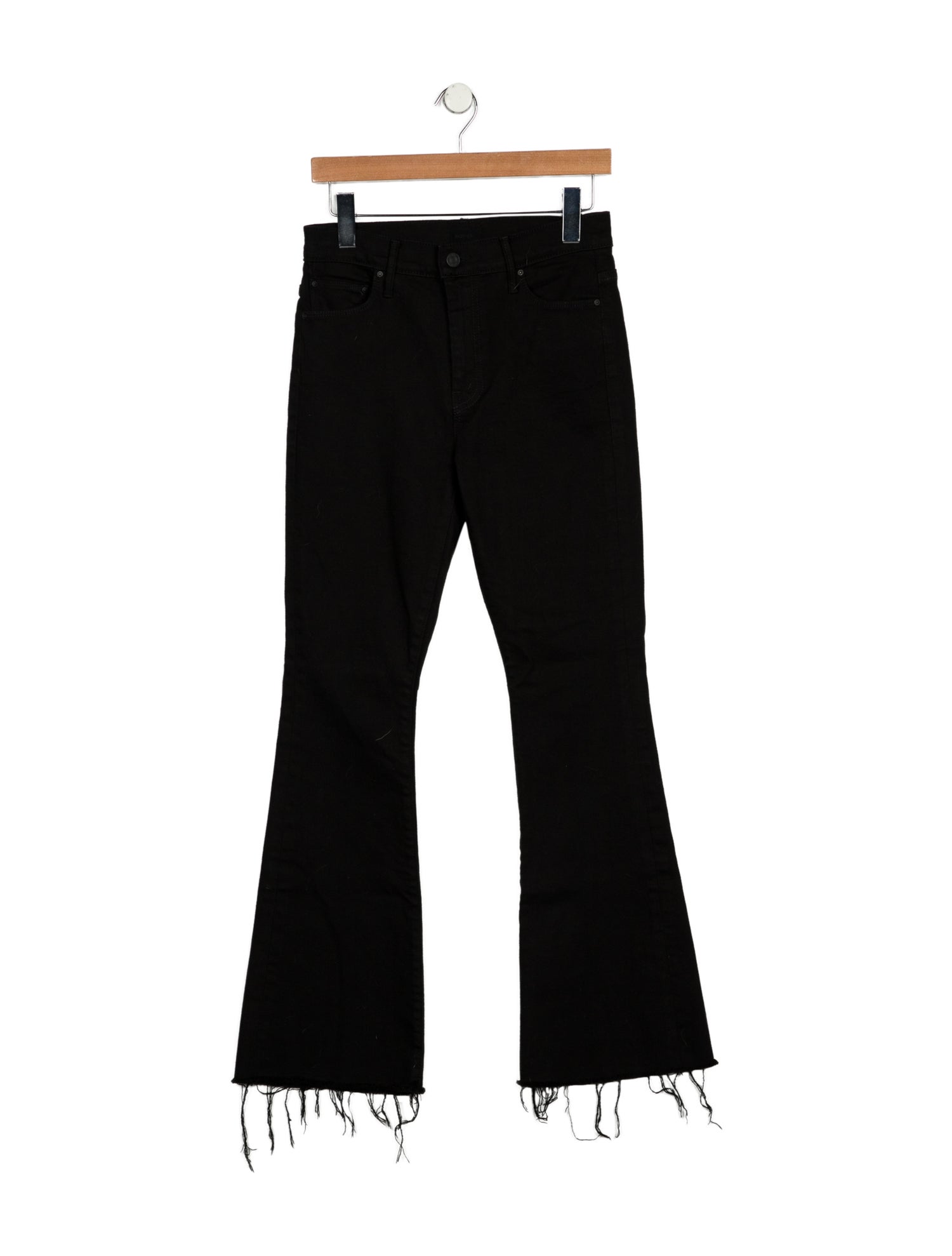 Mother Mid-Rise Wide Leg Jeans