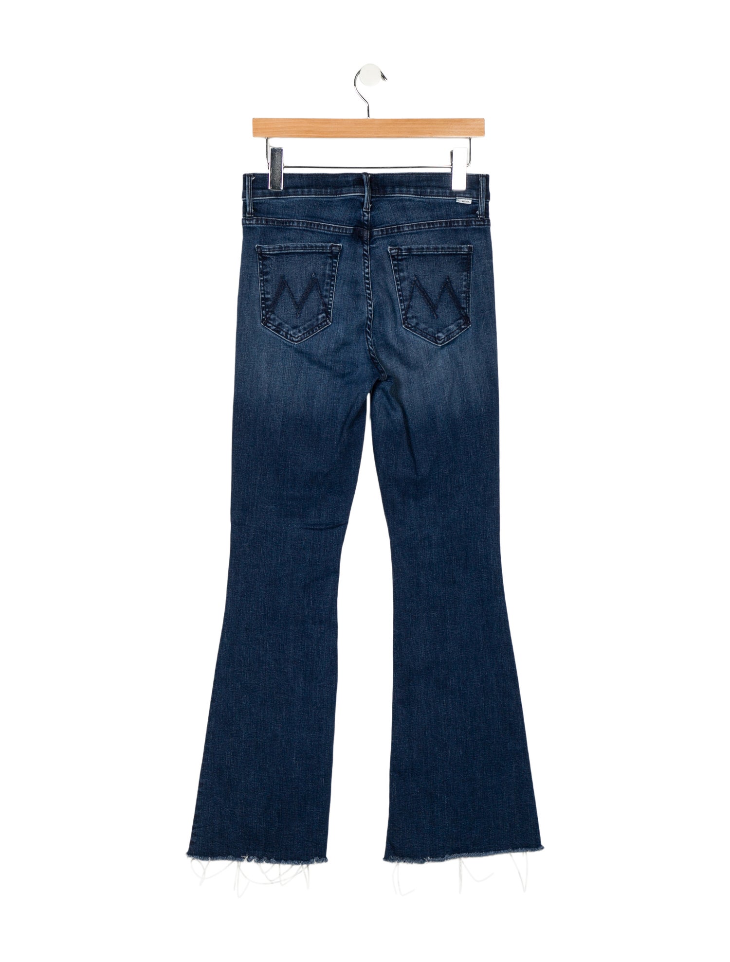 Mother Mid-Rise Wide Leg Jeans