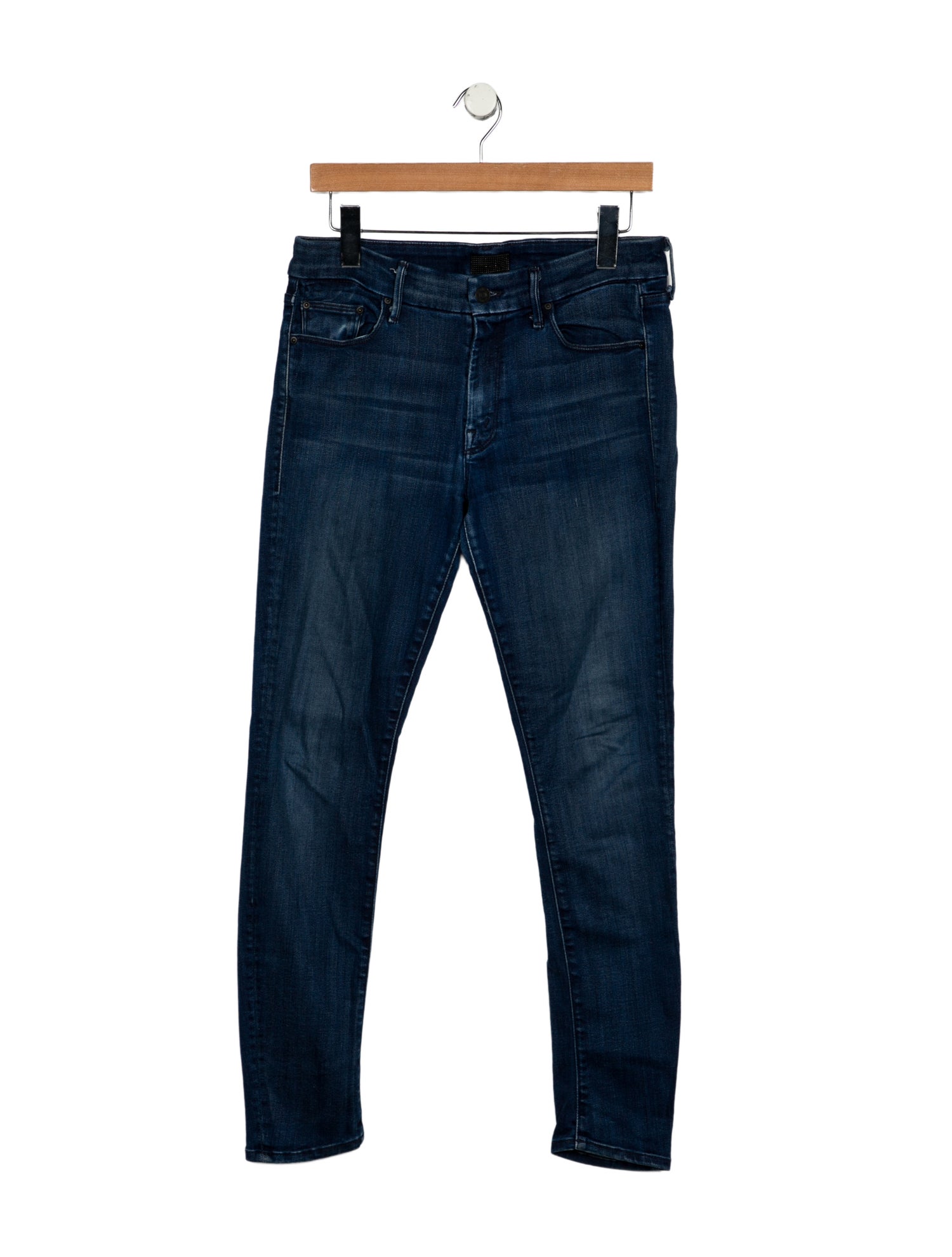 Mother Mid-Rise Skinny Leg Jeans
