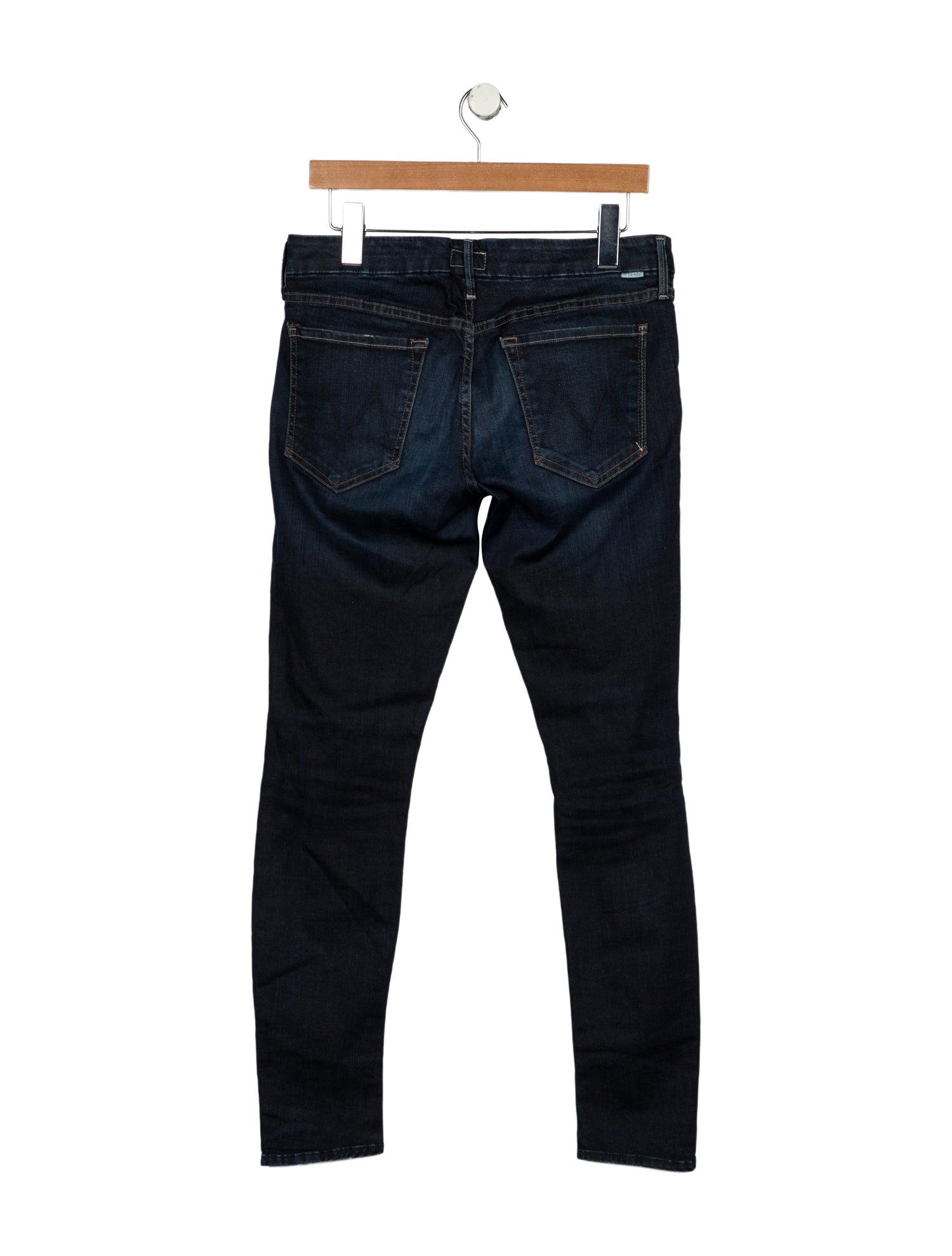 Mother Mid-Rise Skinny Leg Jeans