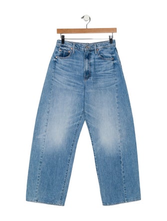 Mother High-Rise Wide Leg Jeans