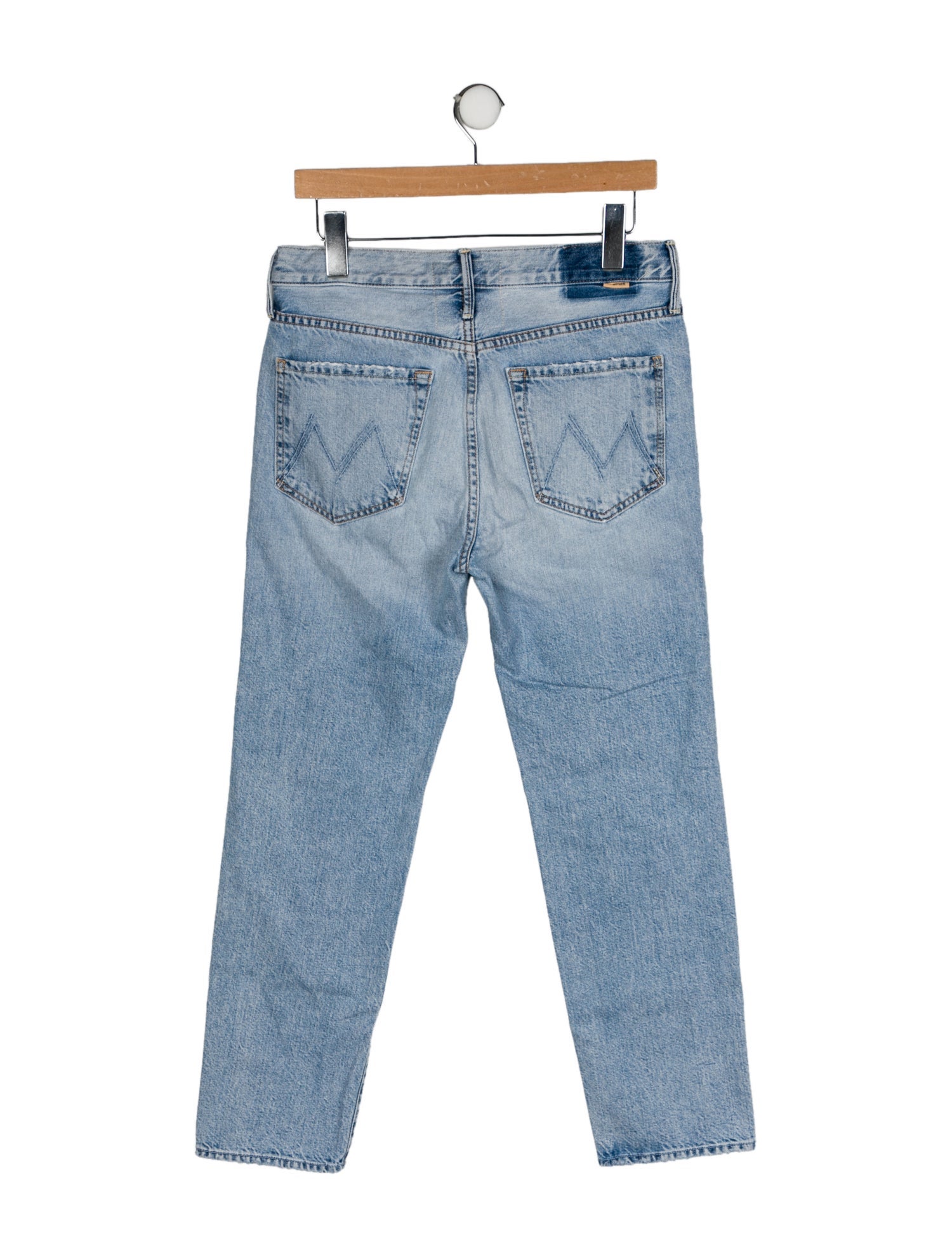 Mother High-Rise Straight Leg Jeans
