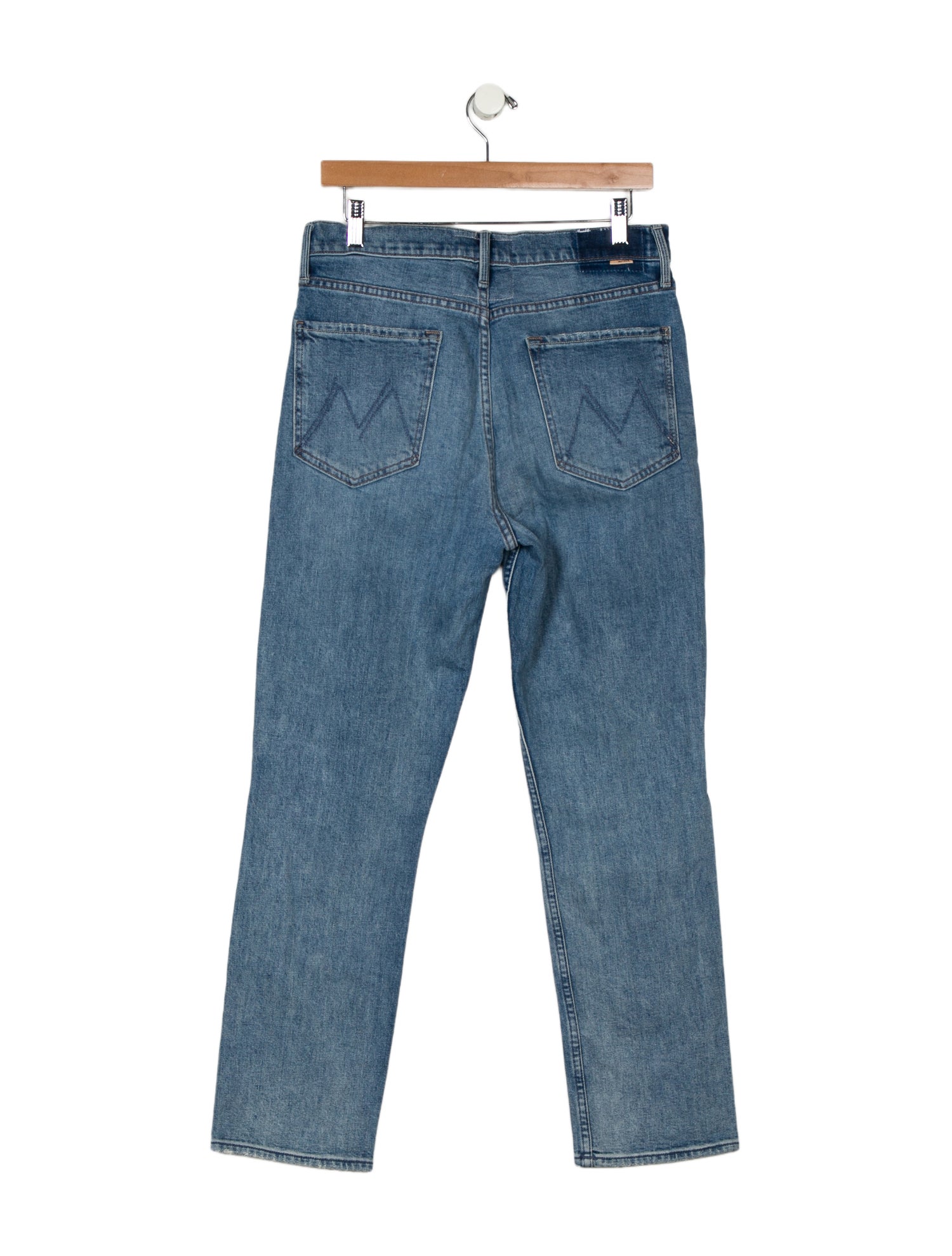 Mother High-Rise Straight Leg Jeans