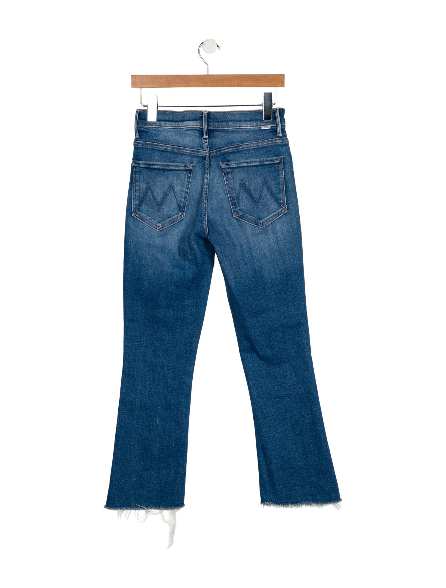 Mother Mid-Rise Straight Leg Jeans