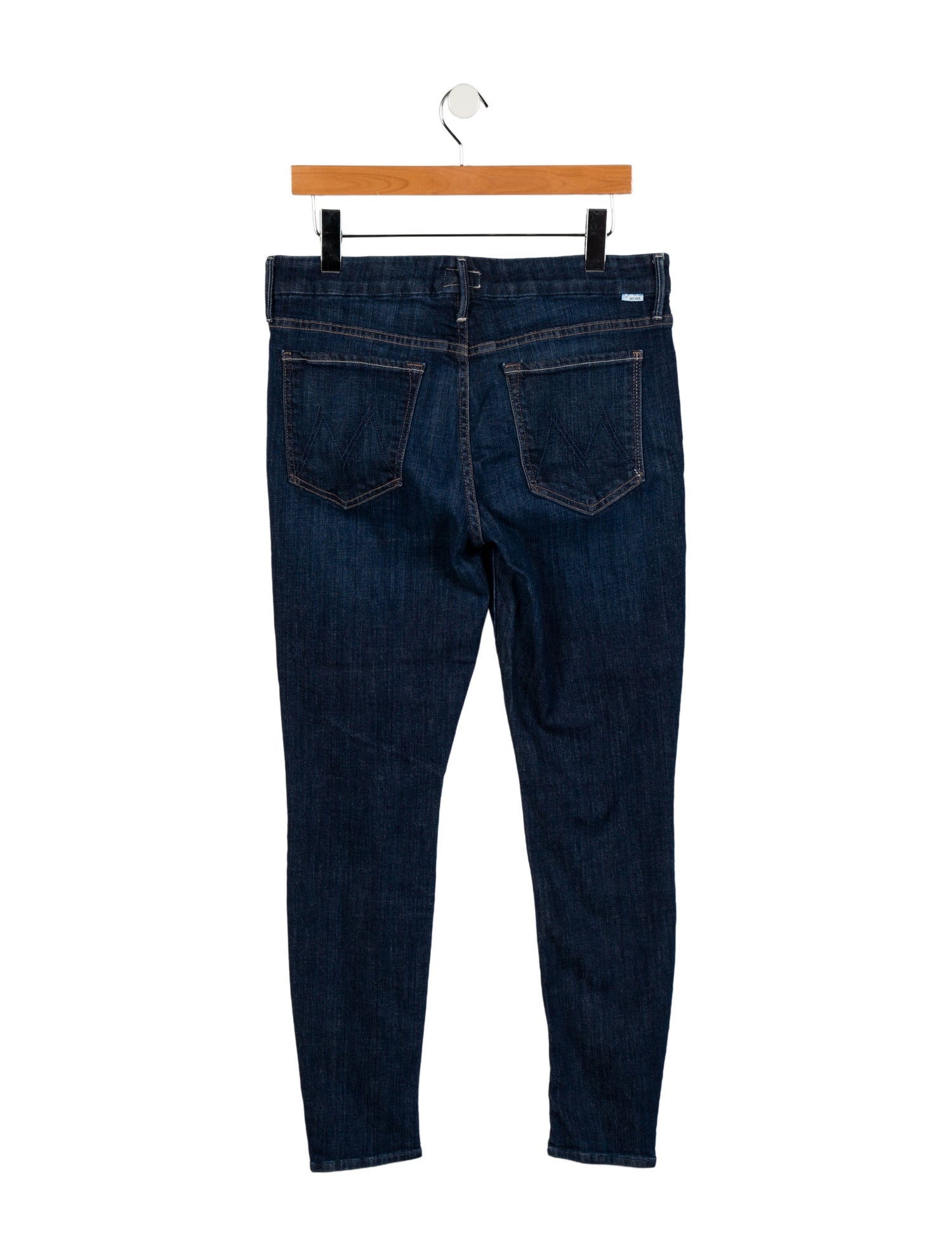 Mother Mid-Rise Skinny Leg Jeans