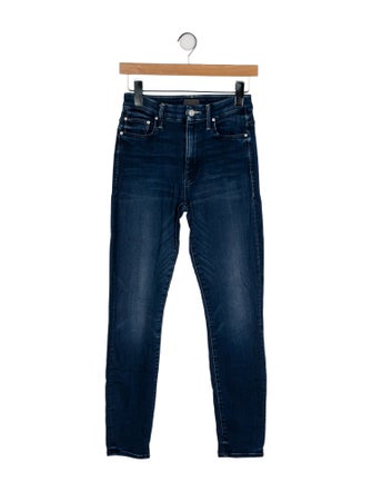 Mother Mid-Rise Skinny Leg Jeans