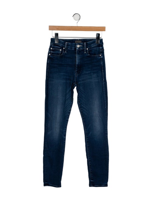 Mother Mid-Rise Skinny Leg Jeans