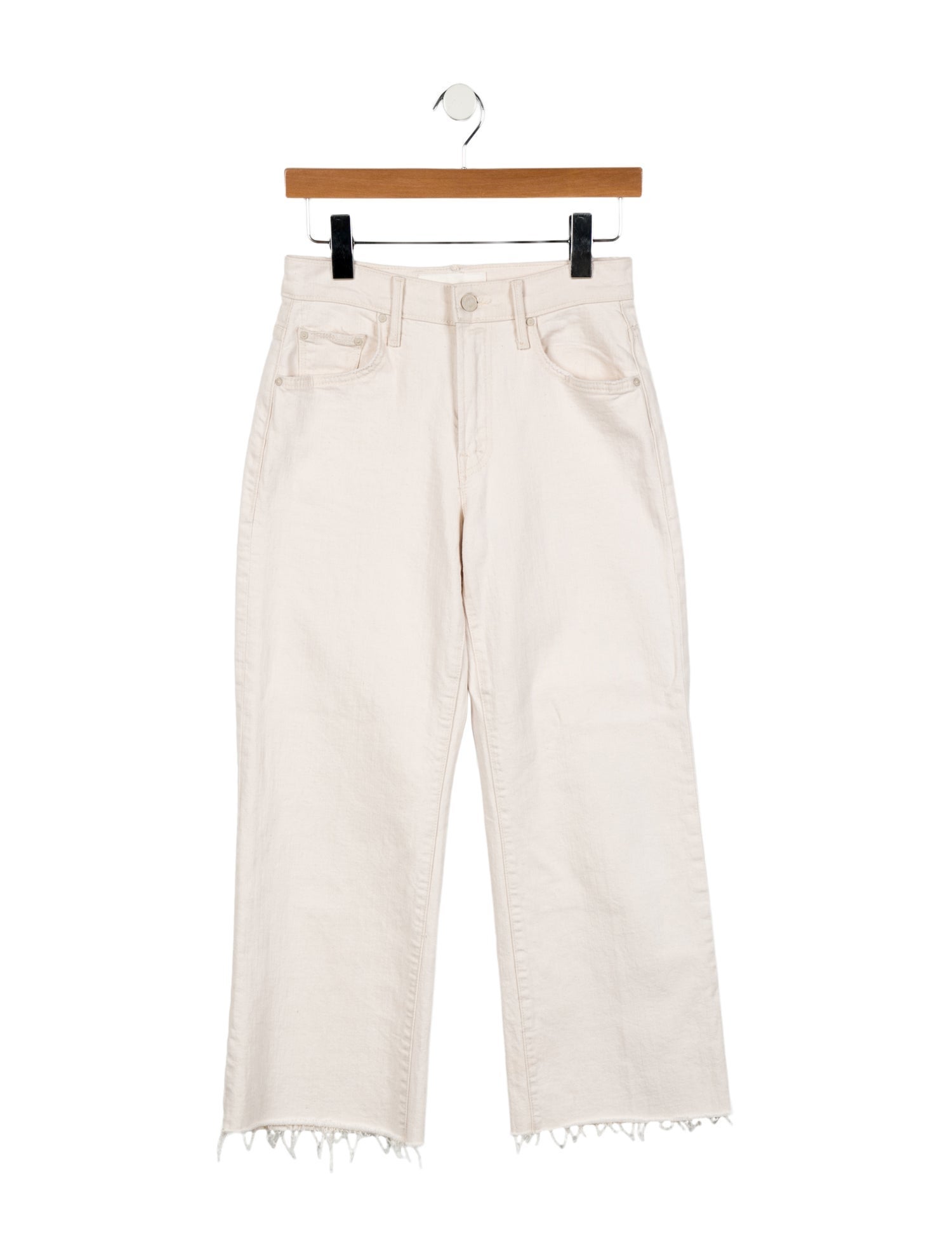 Mother Mid-Rise Wide Leg Jeans