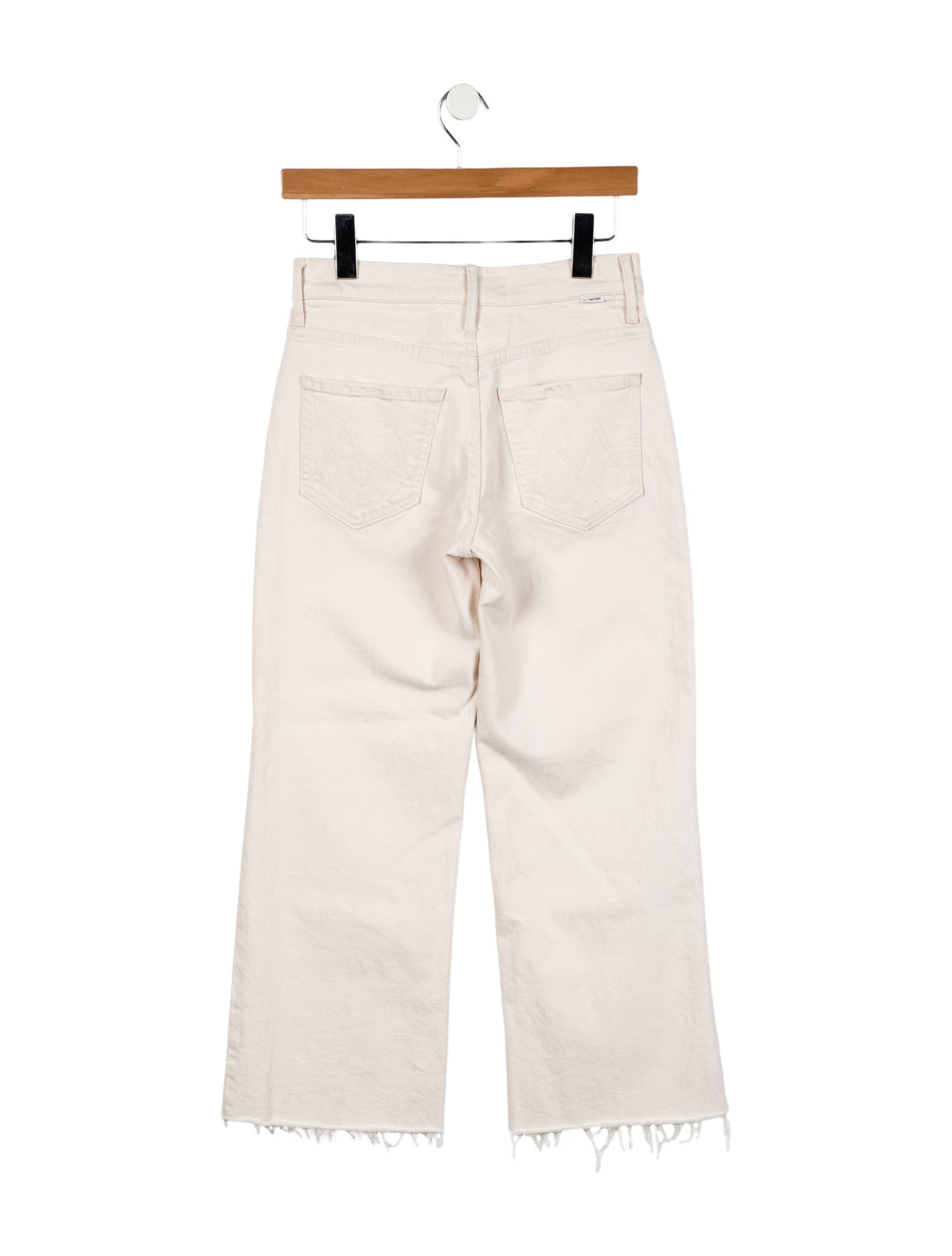 Mother Mid-Rise Wide Leg Jeans