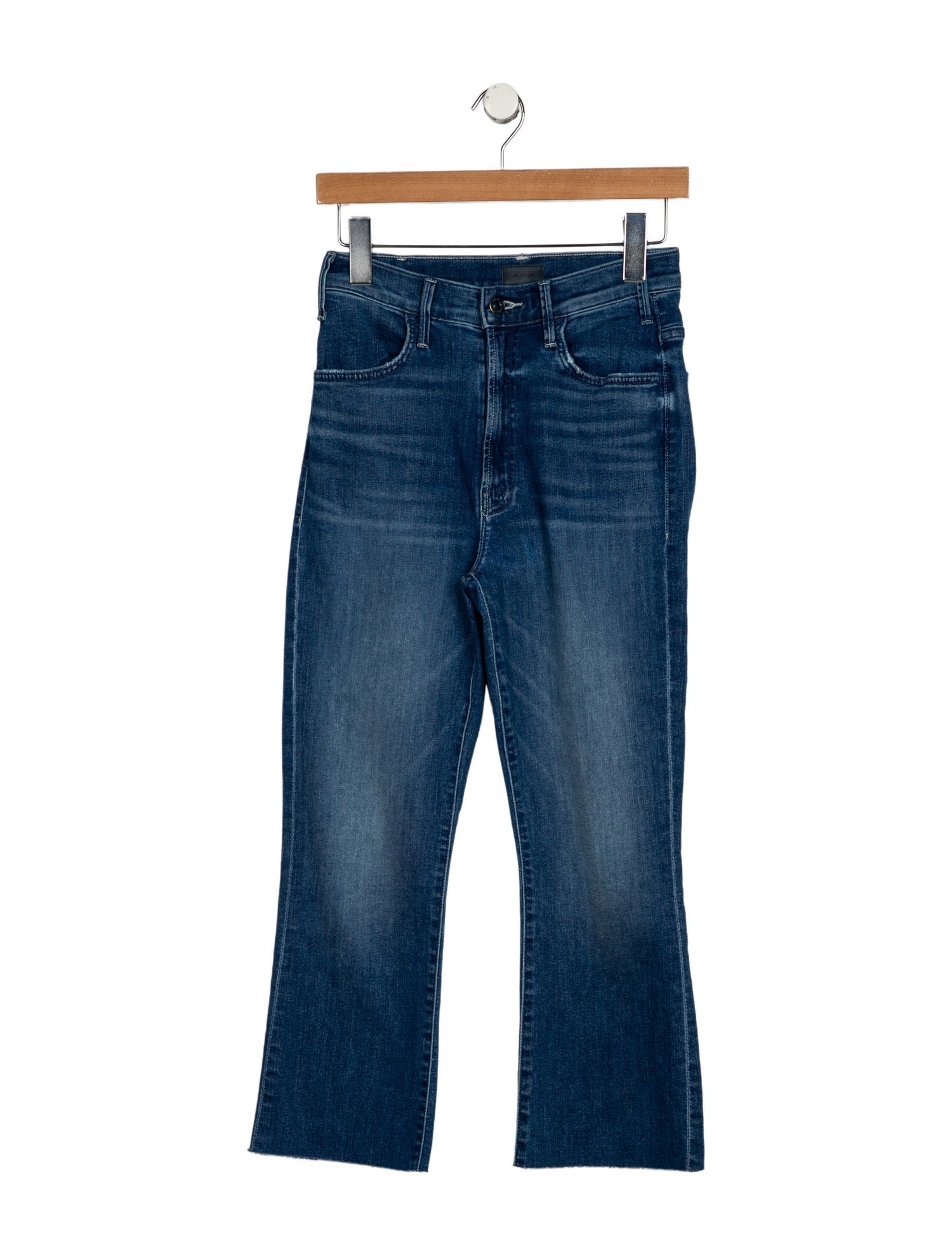 Mother Mid-Rise Straight Leg Jeans