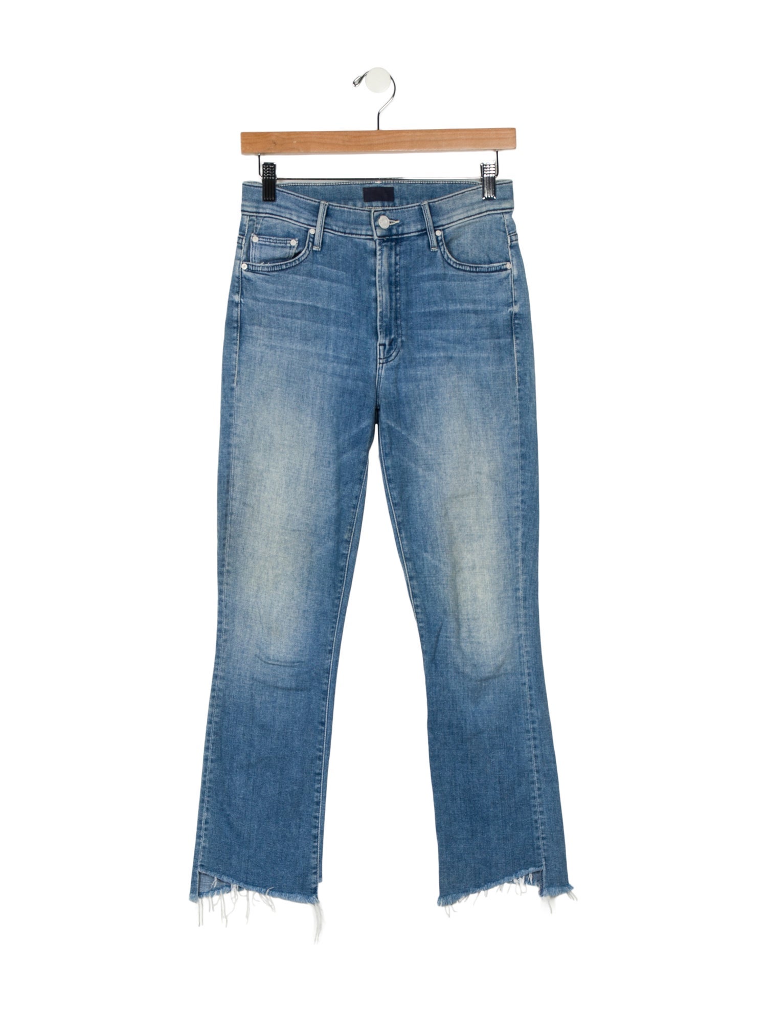 Mother Mid-Rise Straight Leg Jeans