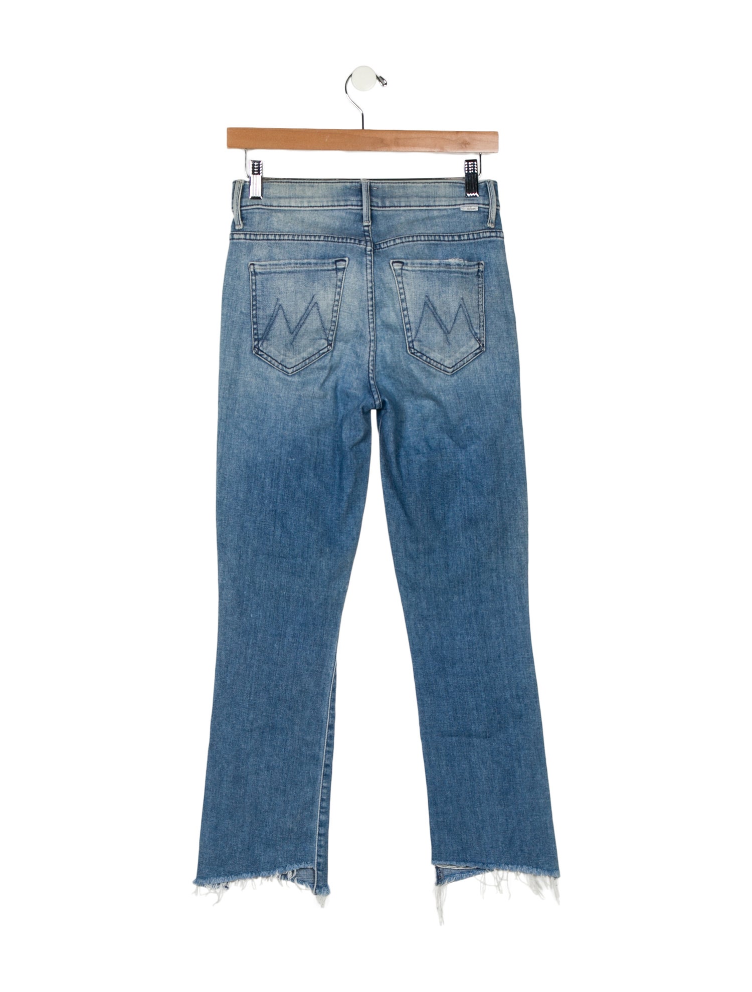 Mother Mid-Rise Straight Leg Jeans