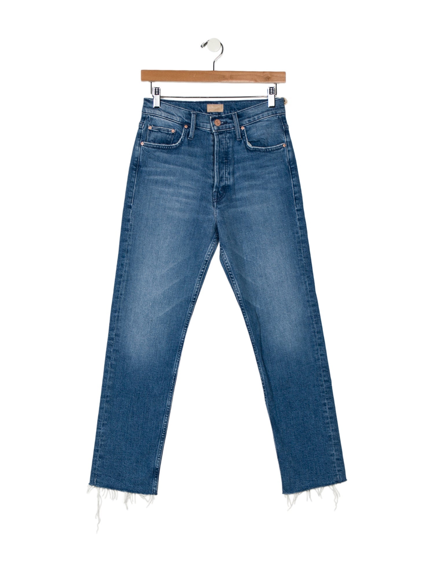 Mother Mid-Rise Straight Leg Jeans w/ Tags