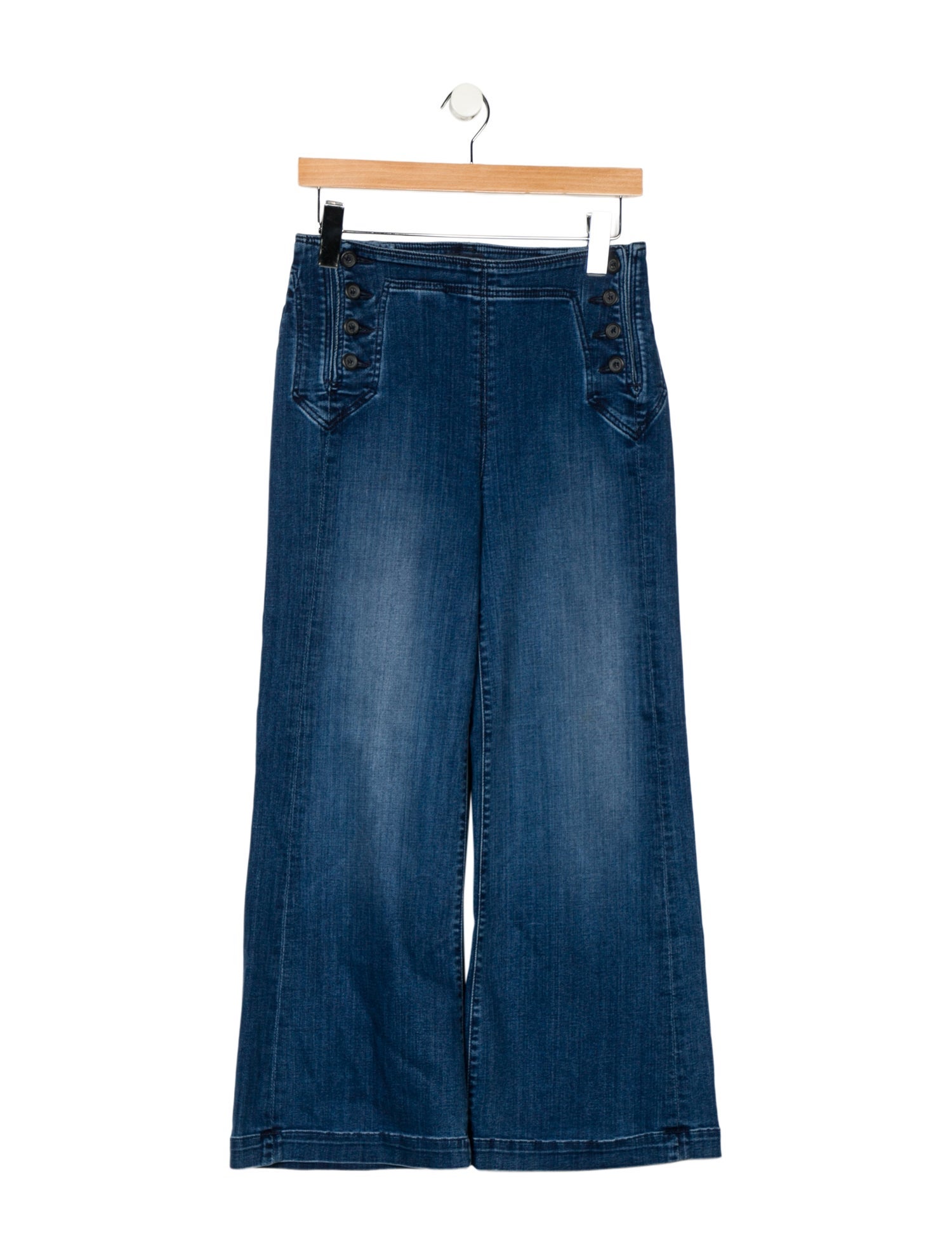 Mother High-Rise Wide Leg Jeans