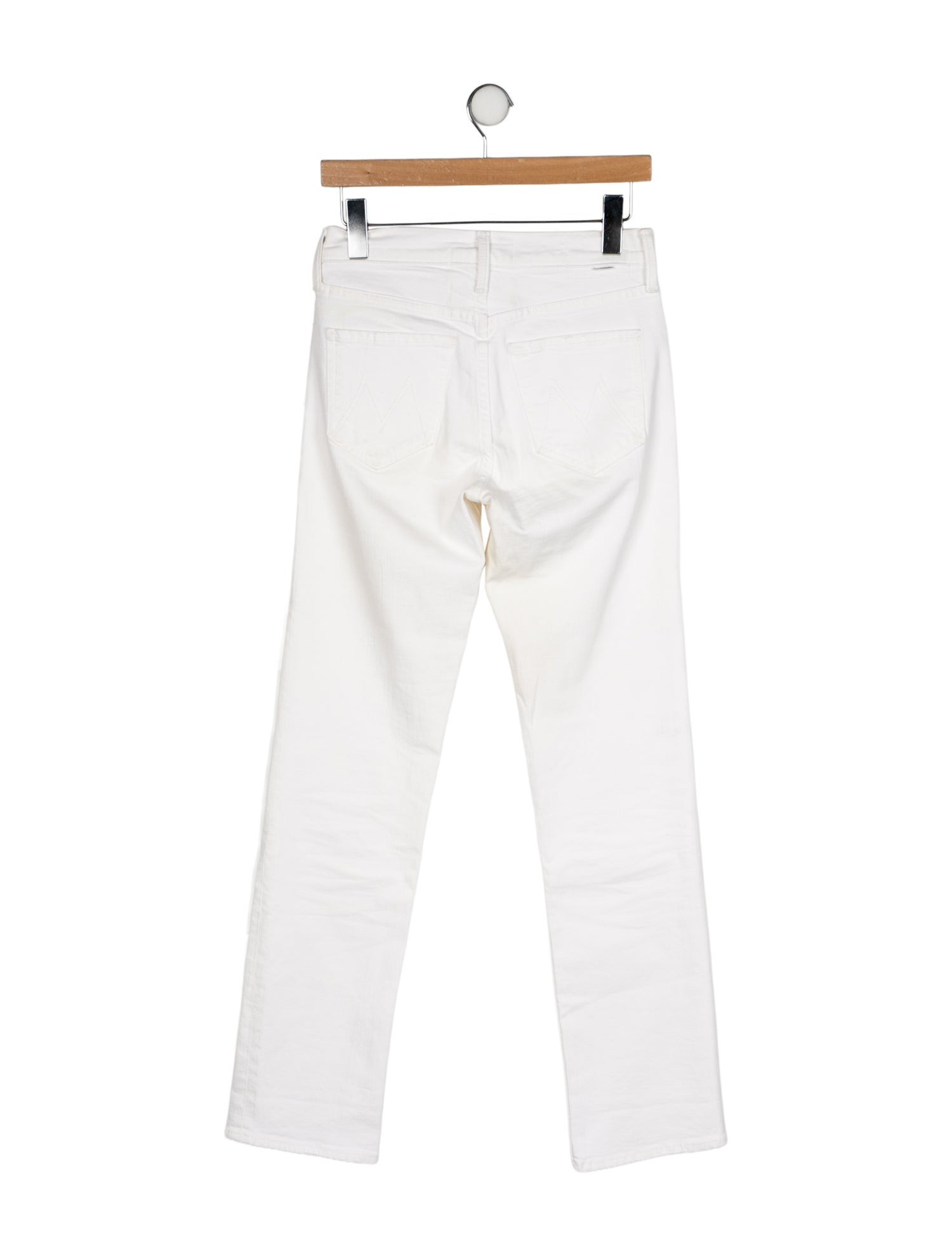 Mother Mid-Rise Straight Leg Jeans
