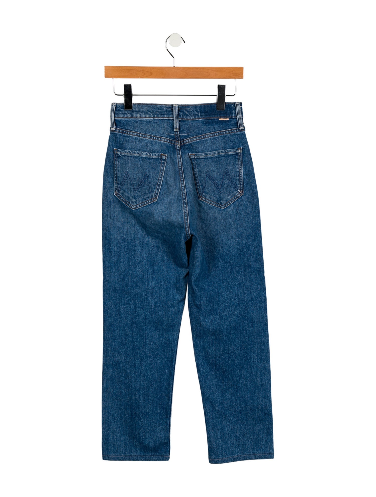 Mother High-Rise Straight Leg Jeans