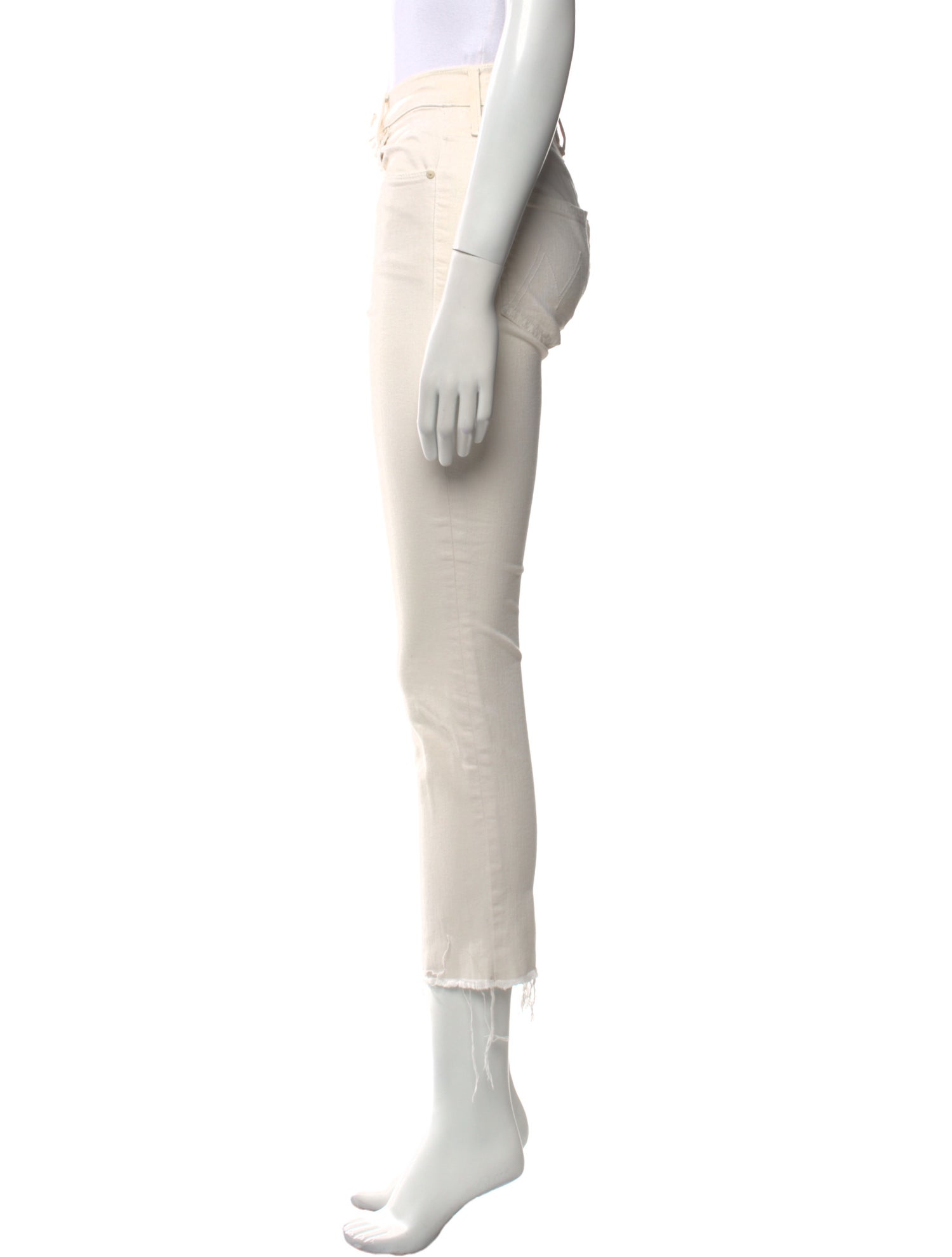 Mother Mid-Rise Straight Leg Jeans