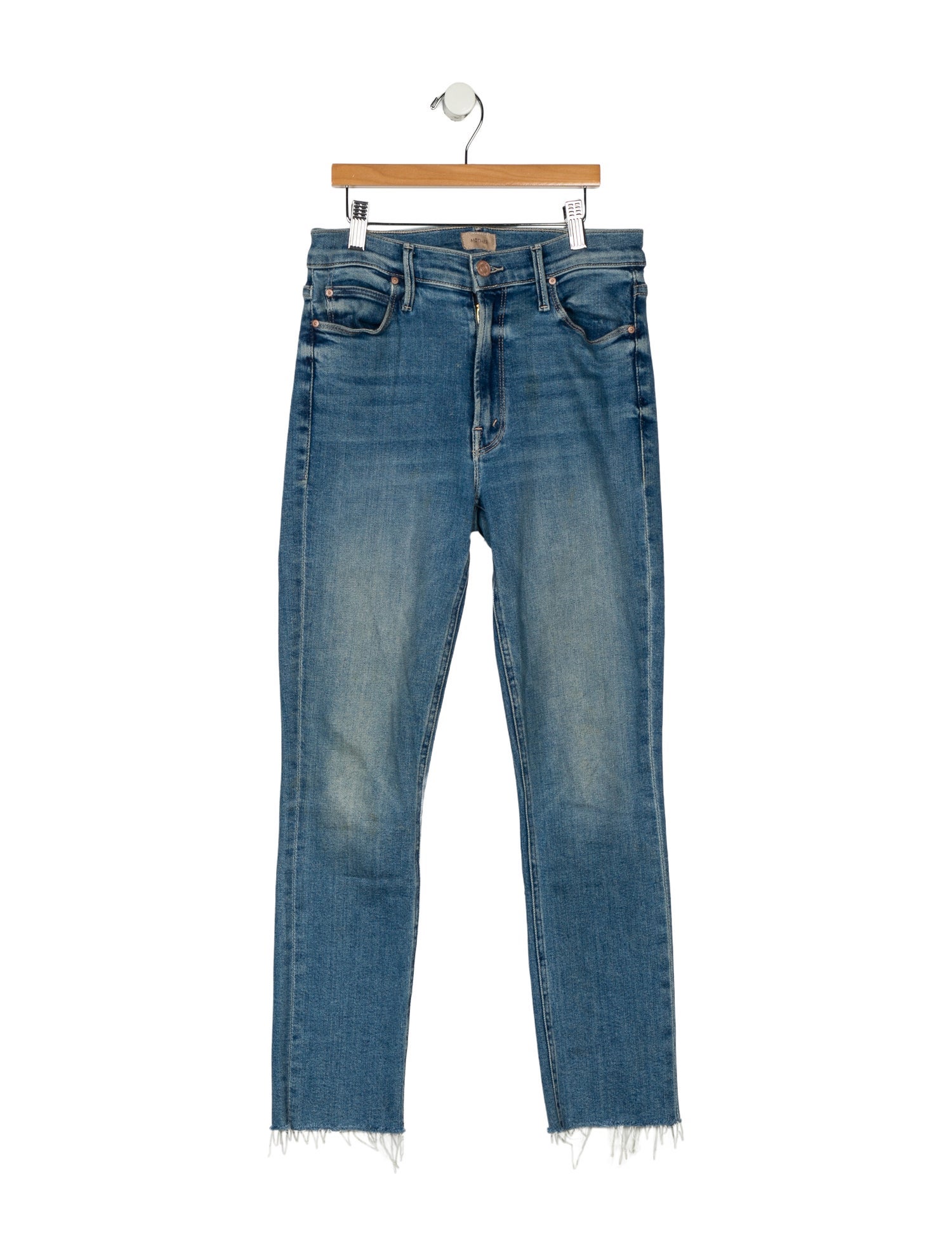 Mother Mid-Rise Skinny Leg Jeans
