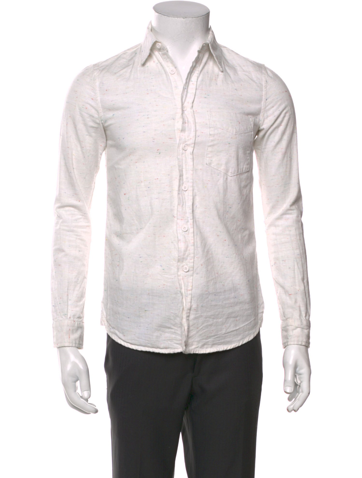 Mother Long Sleeve Tuxedo Shirt