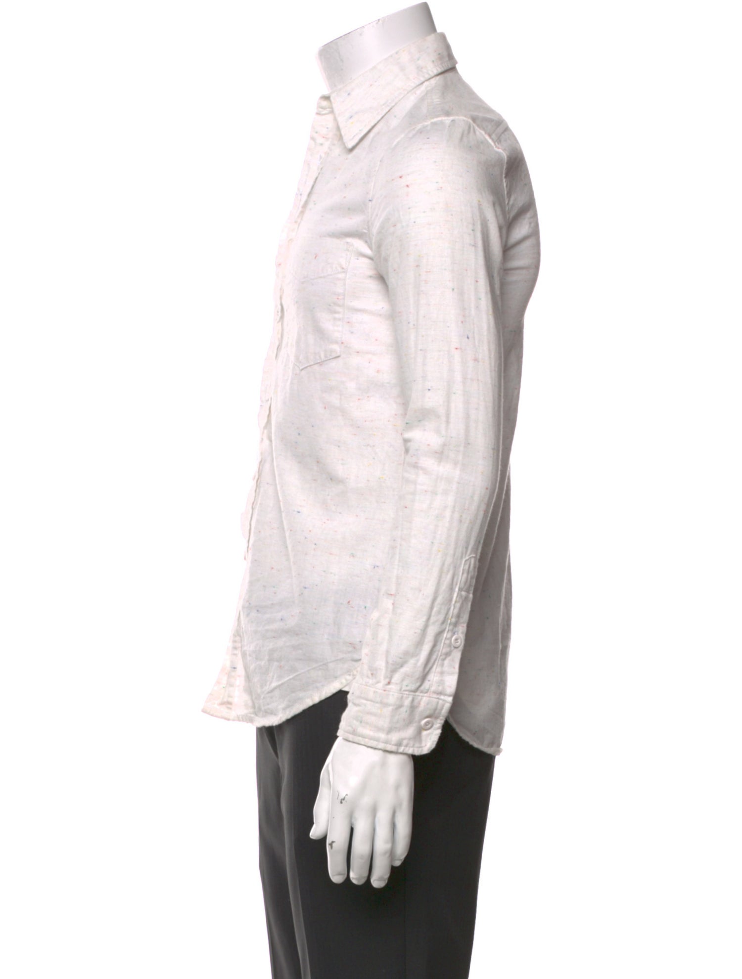 Mother Long Sleeve Tuxedo Shirt