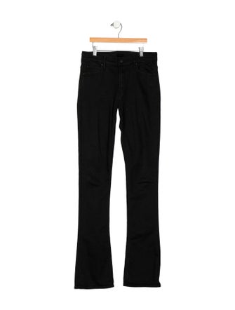 Mother Mid-Rise Wide Leg Jeans