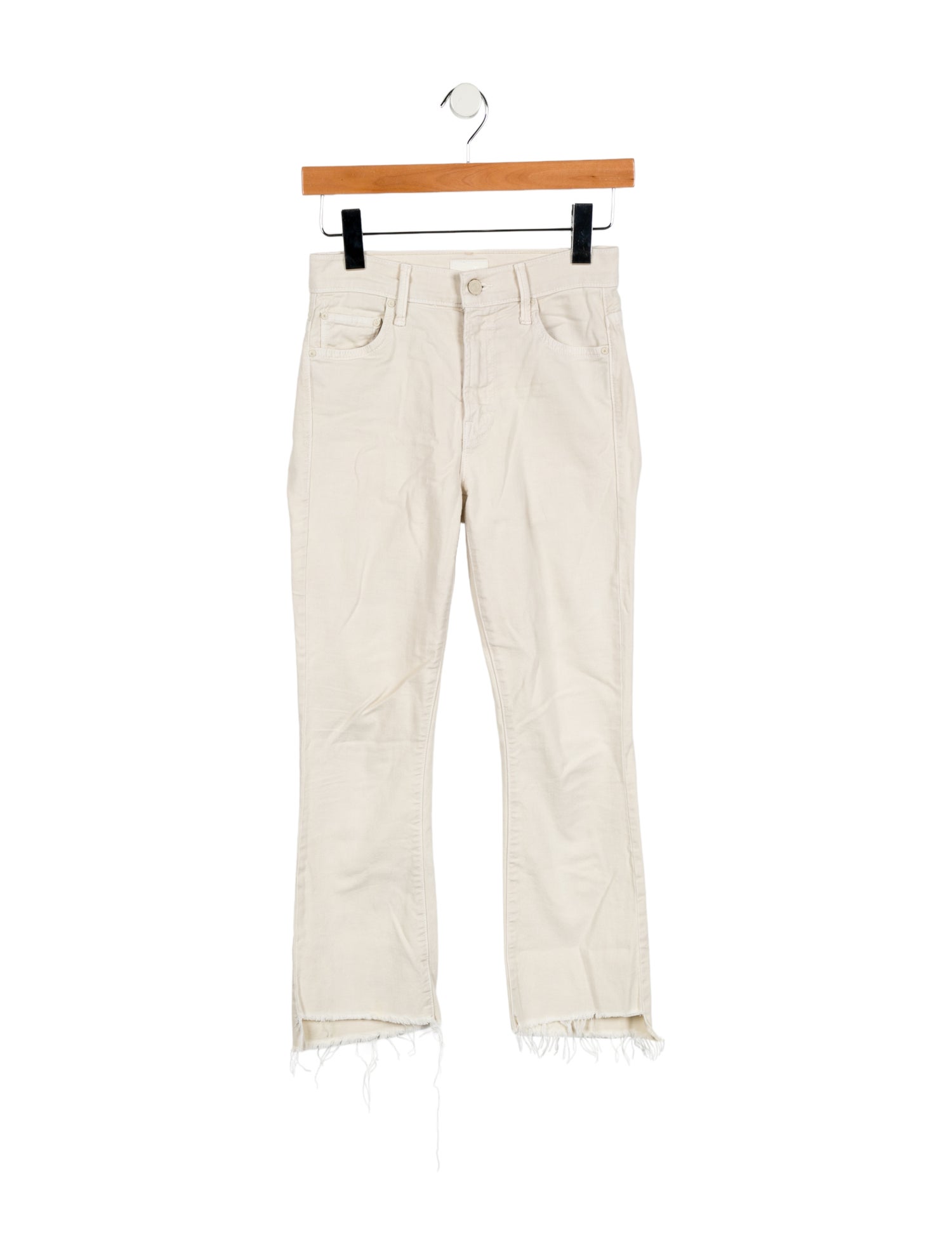 Mother Mid-Rise Straight Leg Jeans