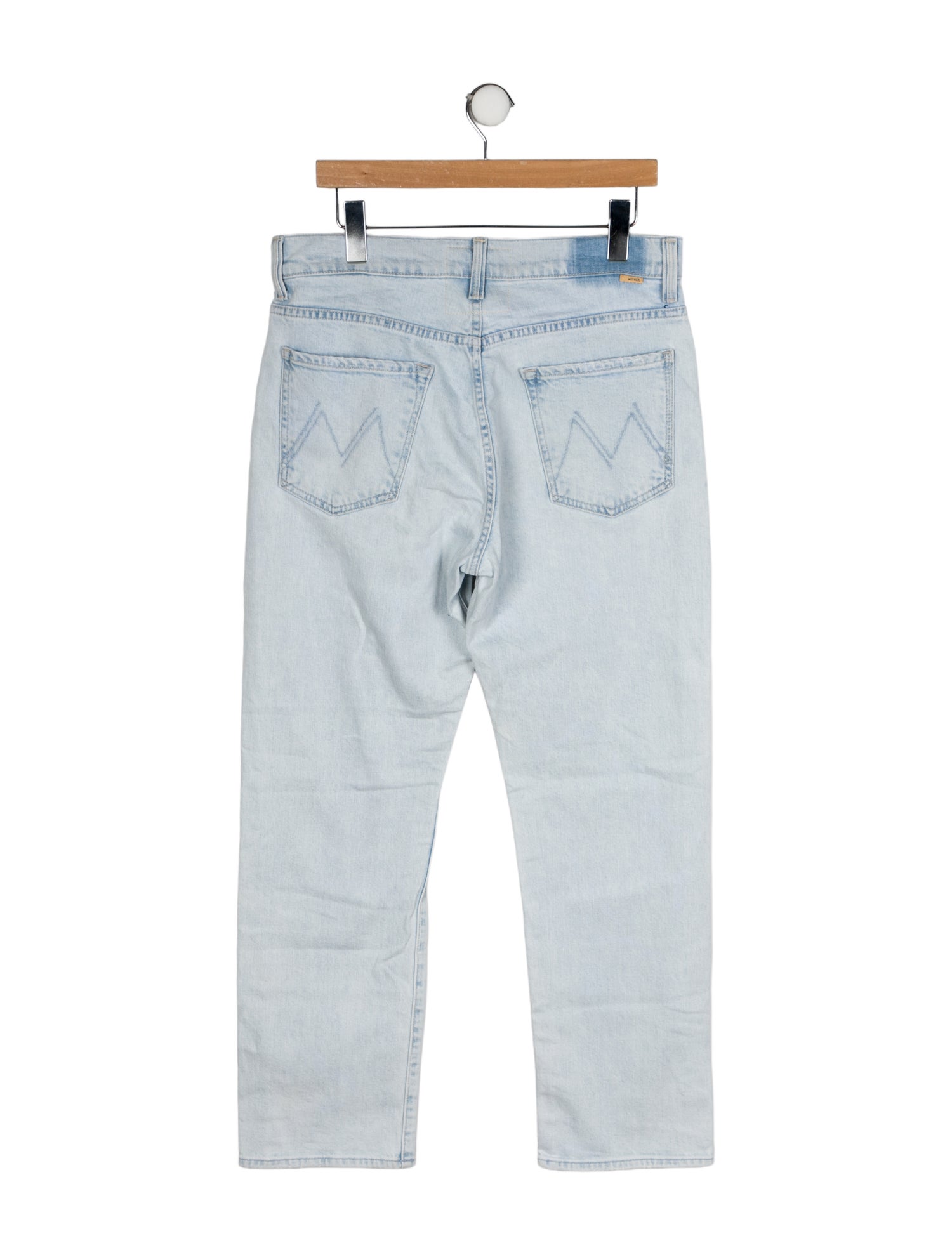 Mother High-Rise Straight Leg Jeans