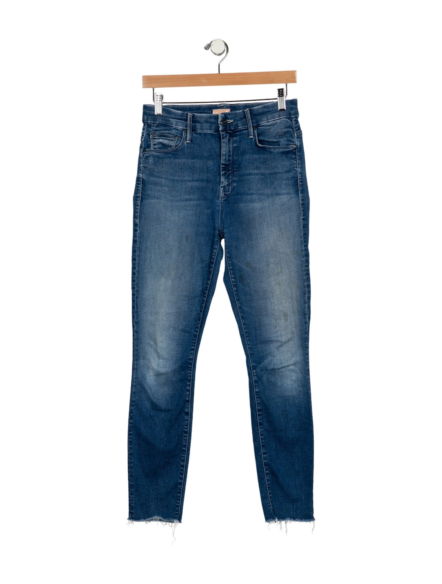 Mother Mid-Rise Skinny Leg Jeans