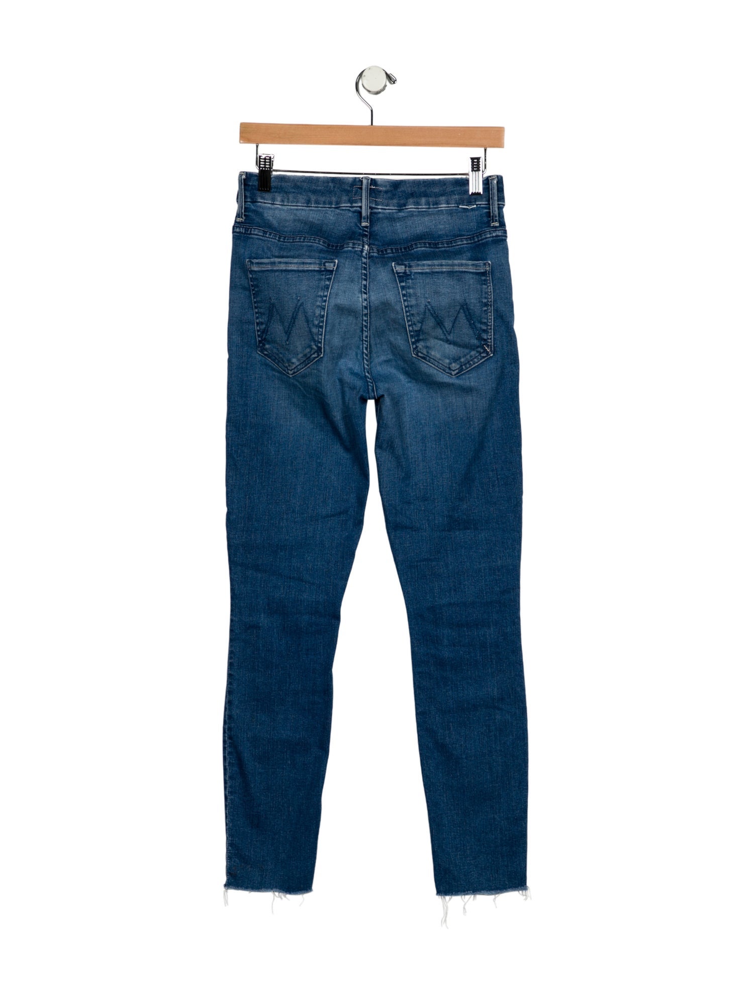 Mother Mid-Rise Skinny Leg Jeans