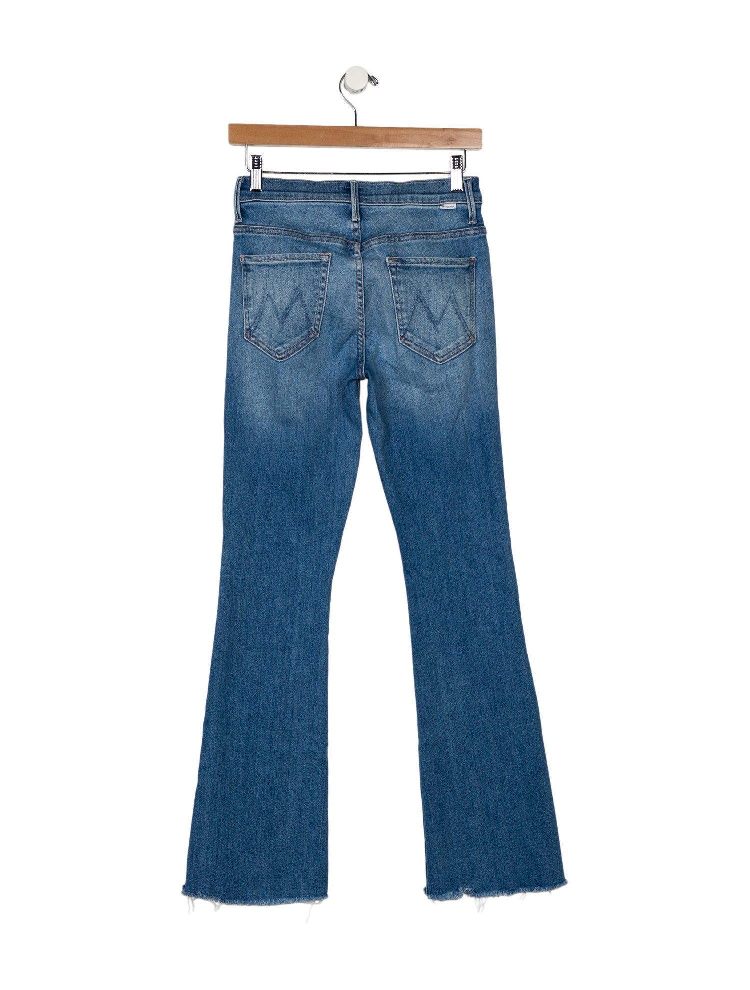 Mother Mid-Rise Wide Leg Jeans