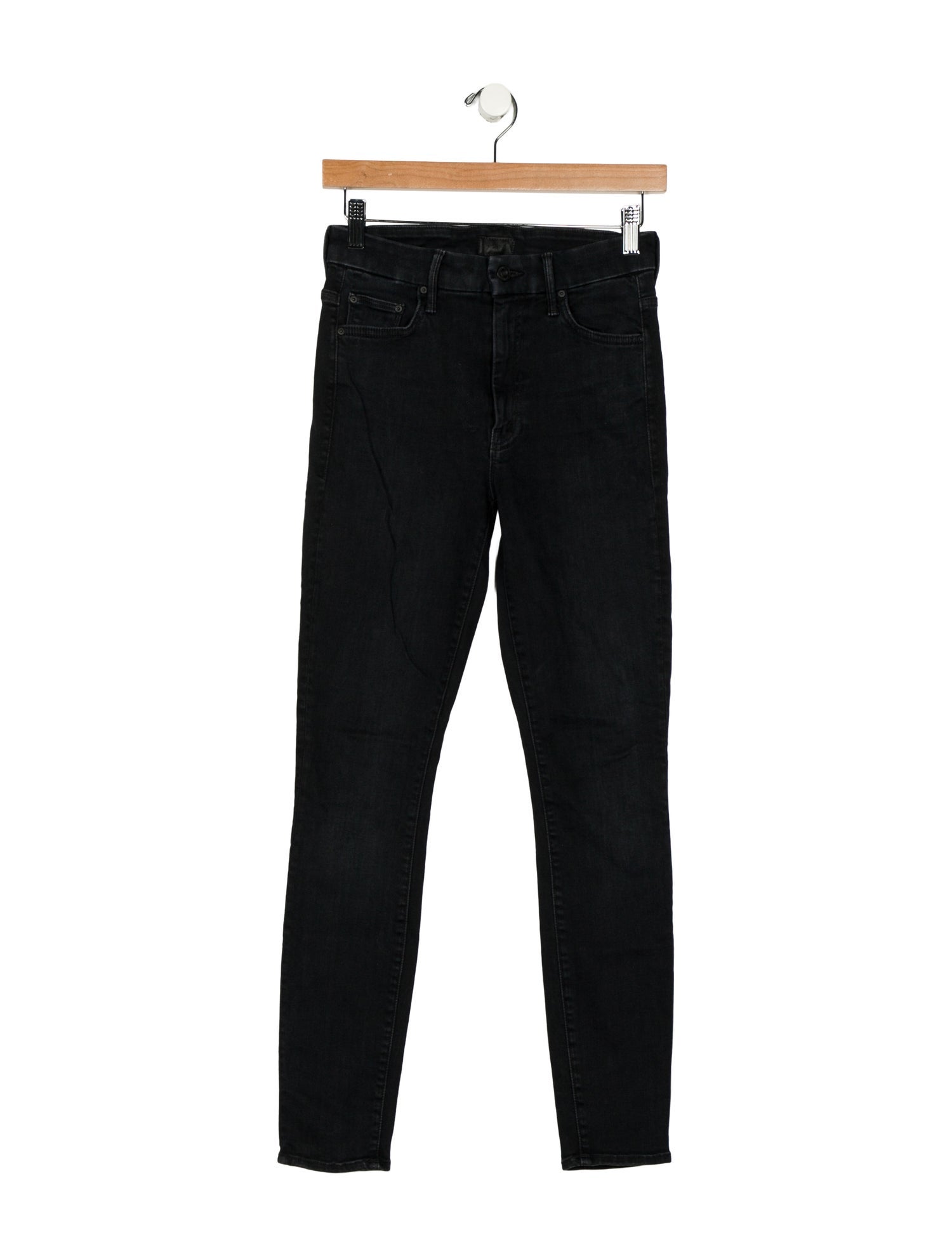 Mother Mid-Rise Skinny Leg Jeans
