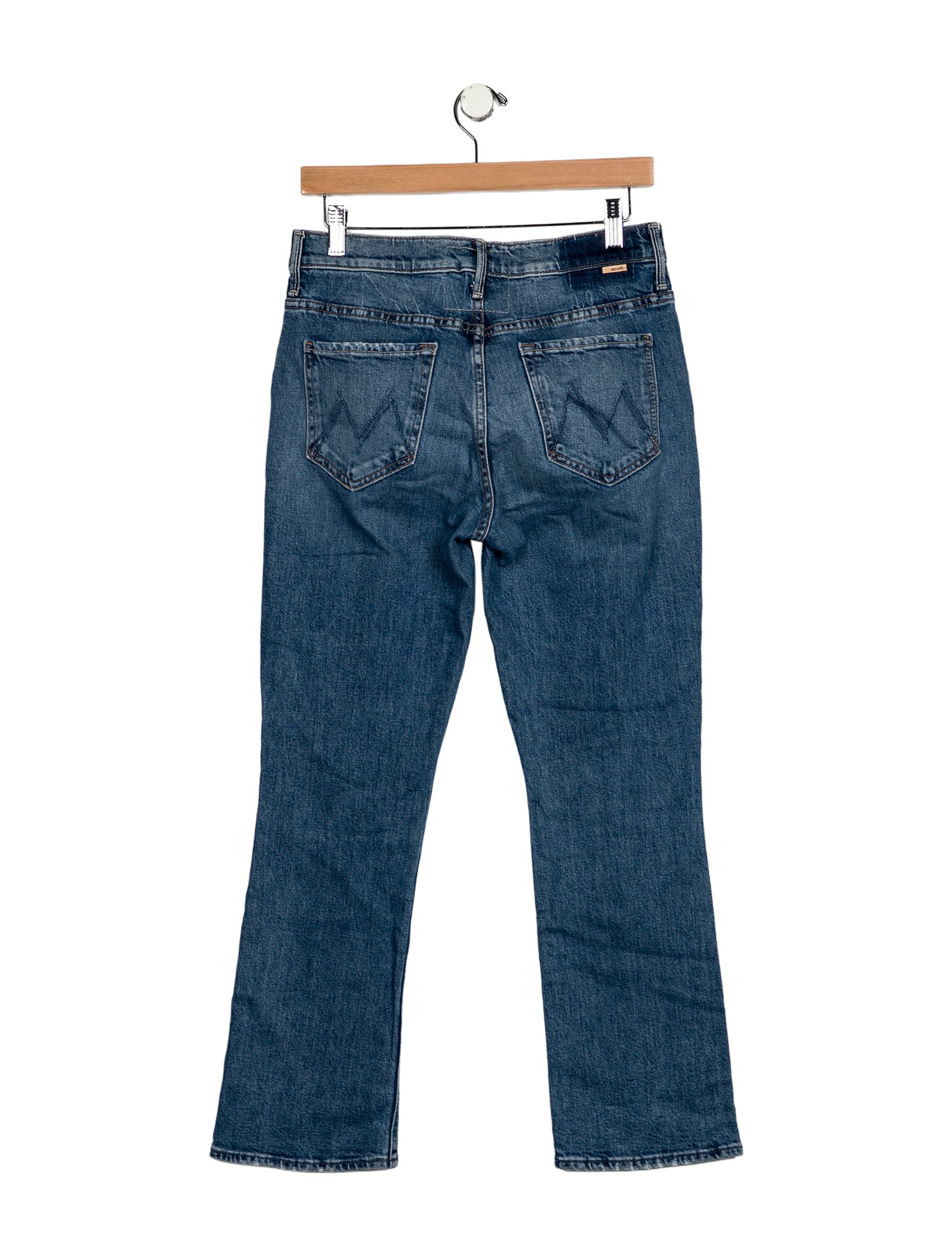 Mother Mid-Rise Straight Leg Jeans
