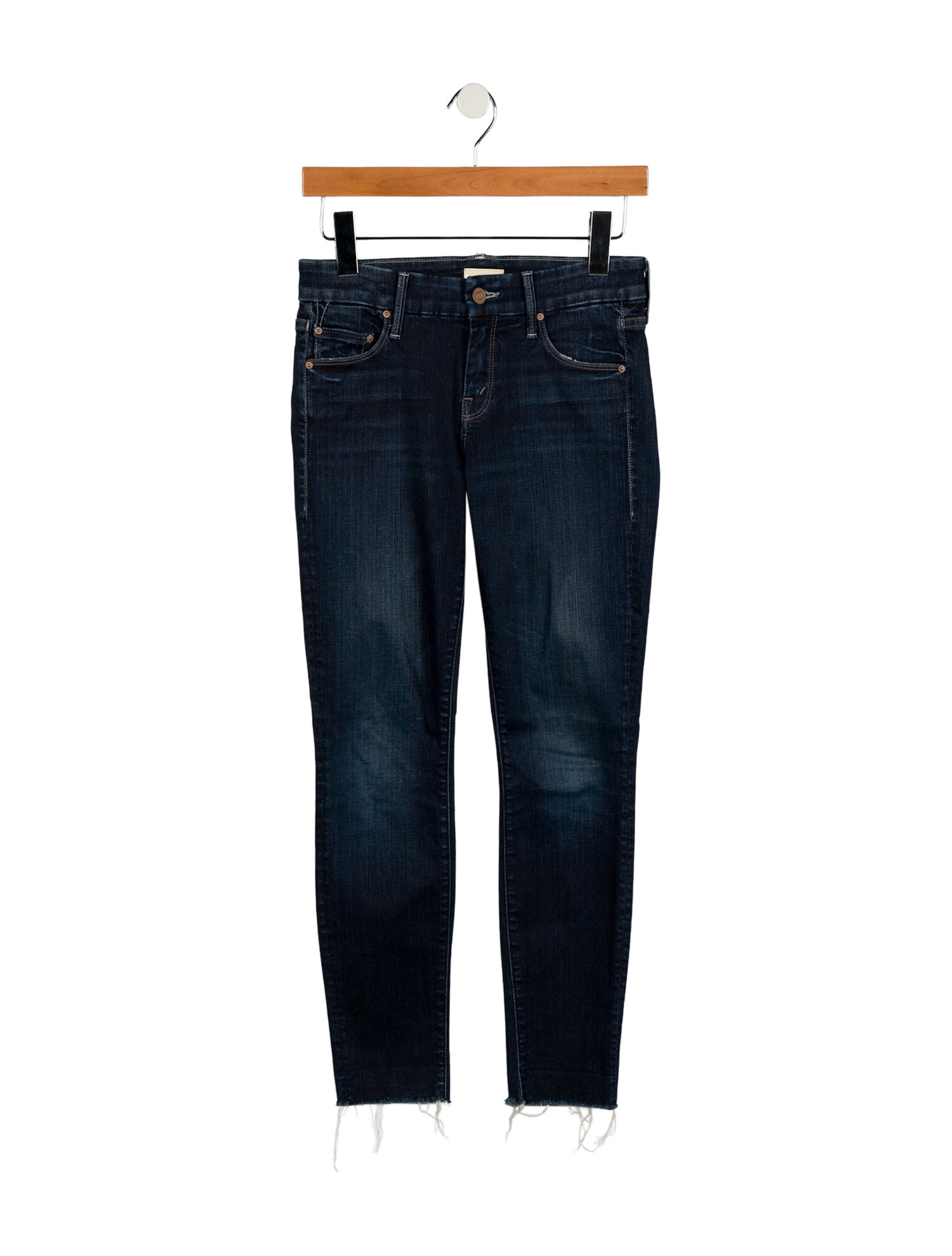 Mother Mid-Rise Skinny Leg Jeans
