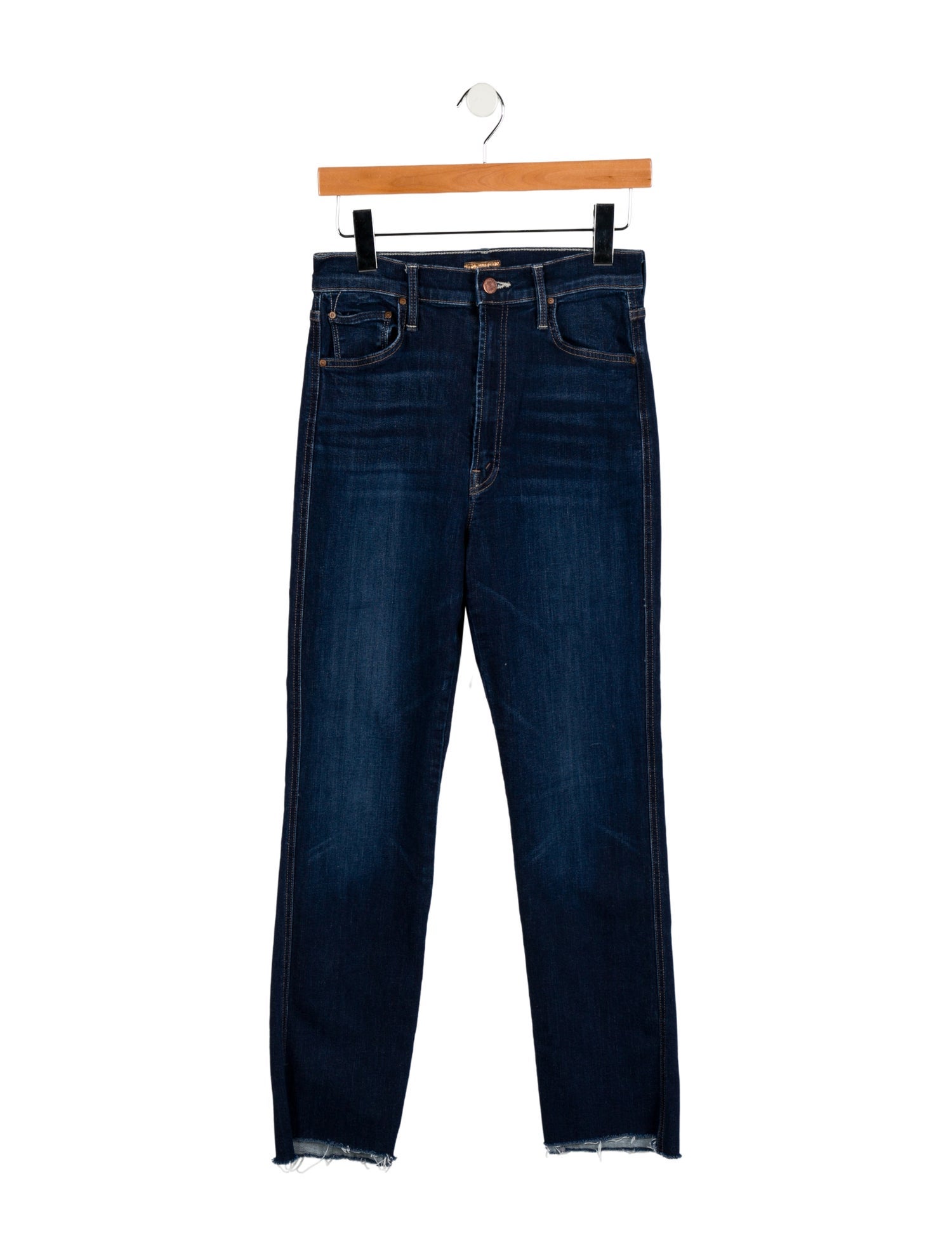 Mother High-Rise Straight Leg Jeans