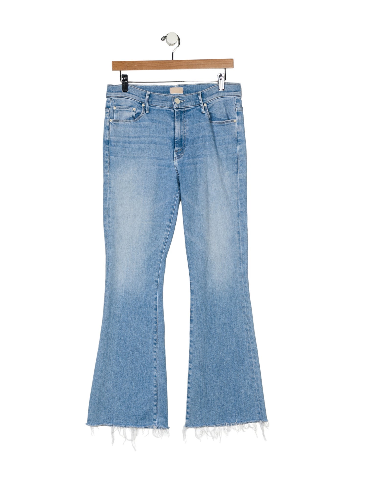 Mother Mid-Rise Wide Leg Jeans
