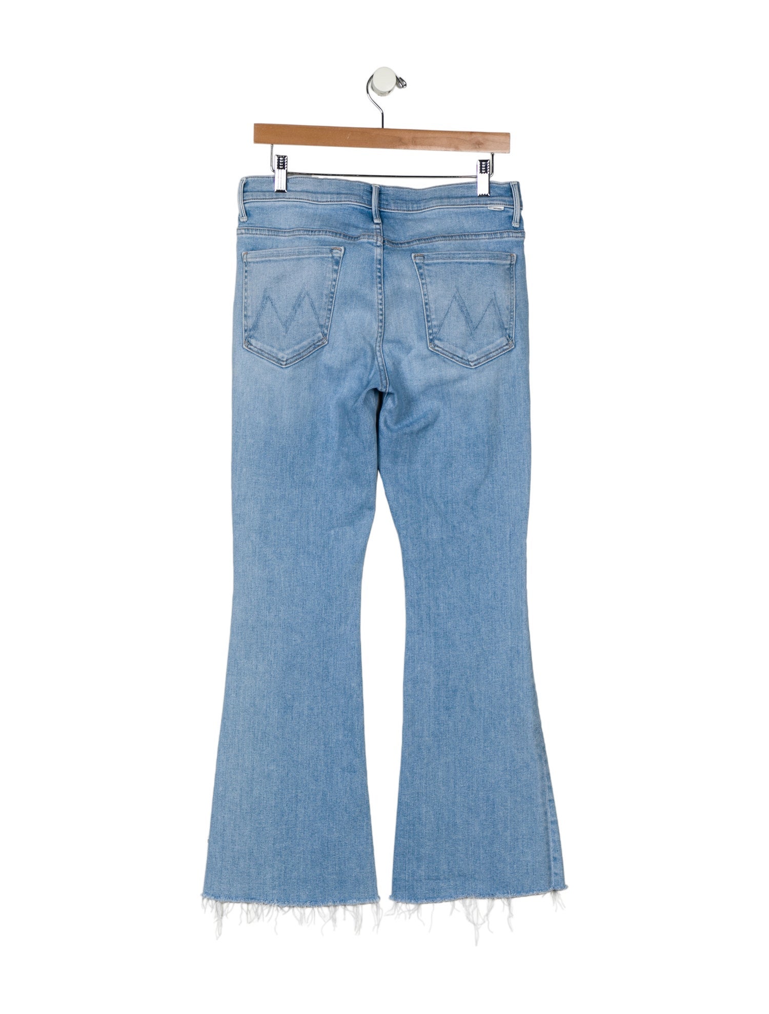 Mother Mid-Rise Wide Leg Jeans