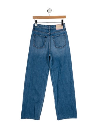 Mother High-Rise Wide Leg Jeans