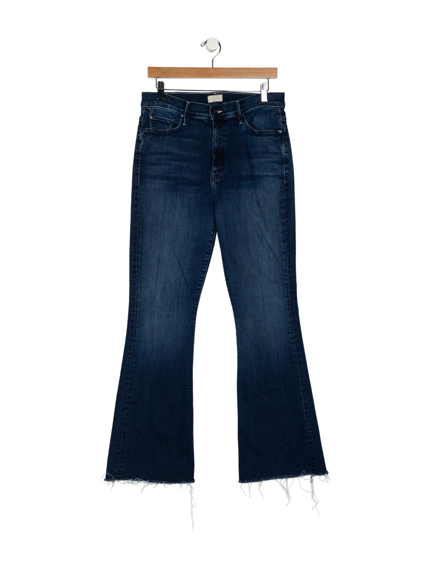 Mother Mid-Rise Wide Leg Jeans