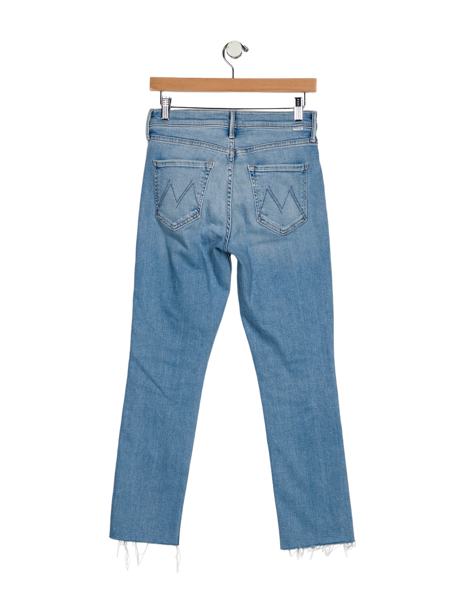 Mother Mid-Rise Straight Leg Jeans