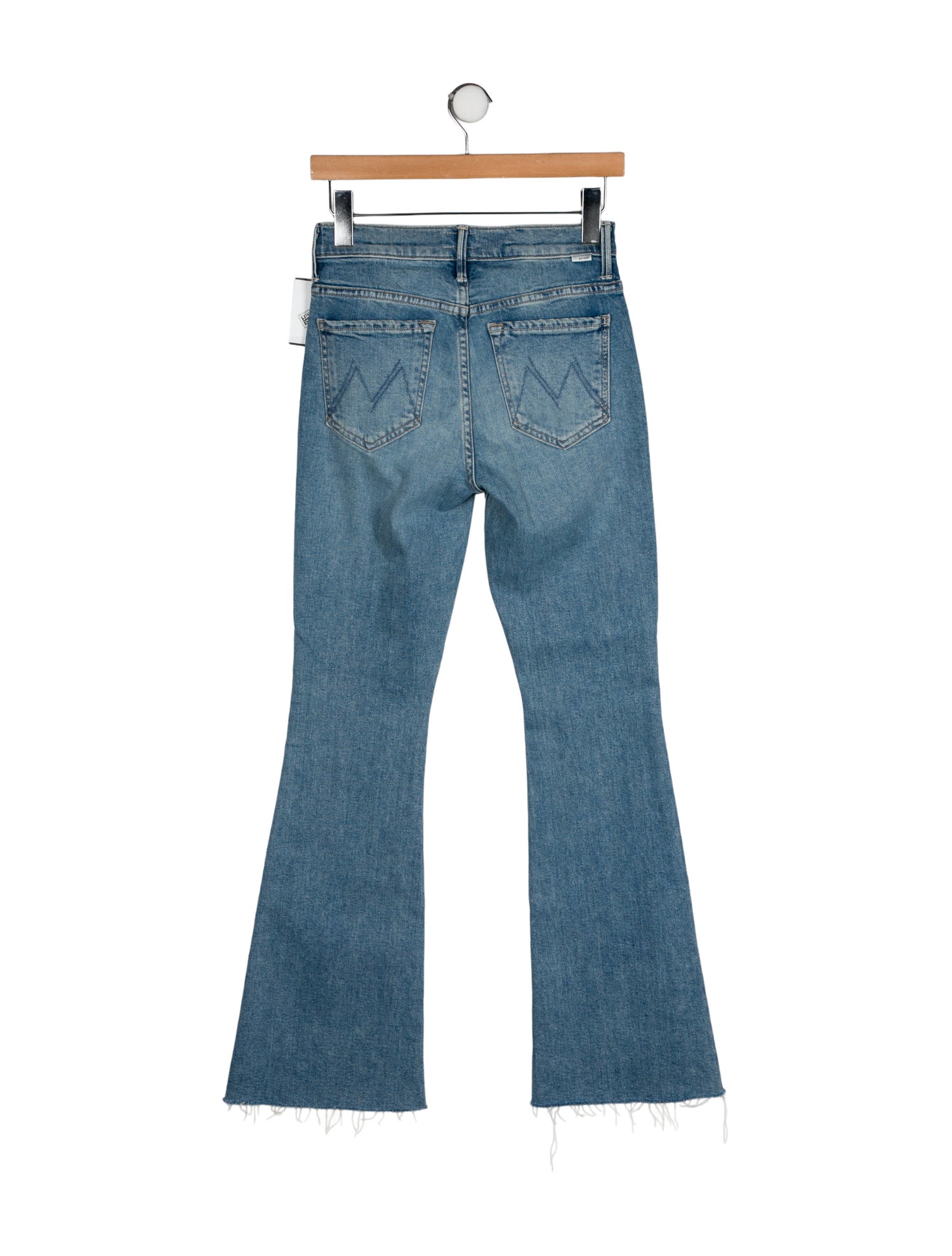 Mother Mid-Rise Wide Leg Jeans