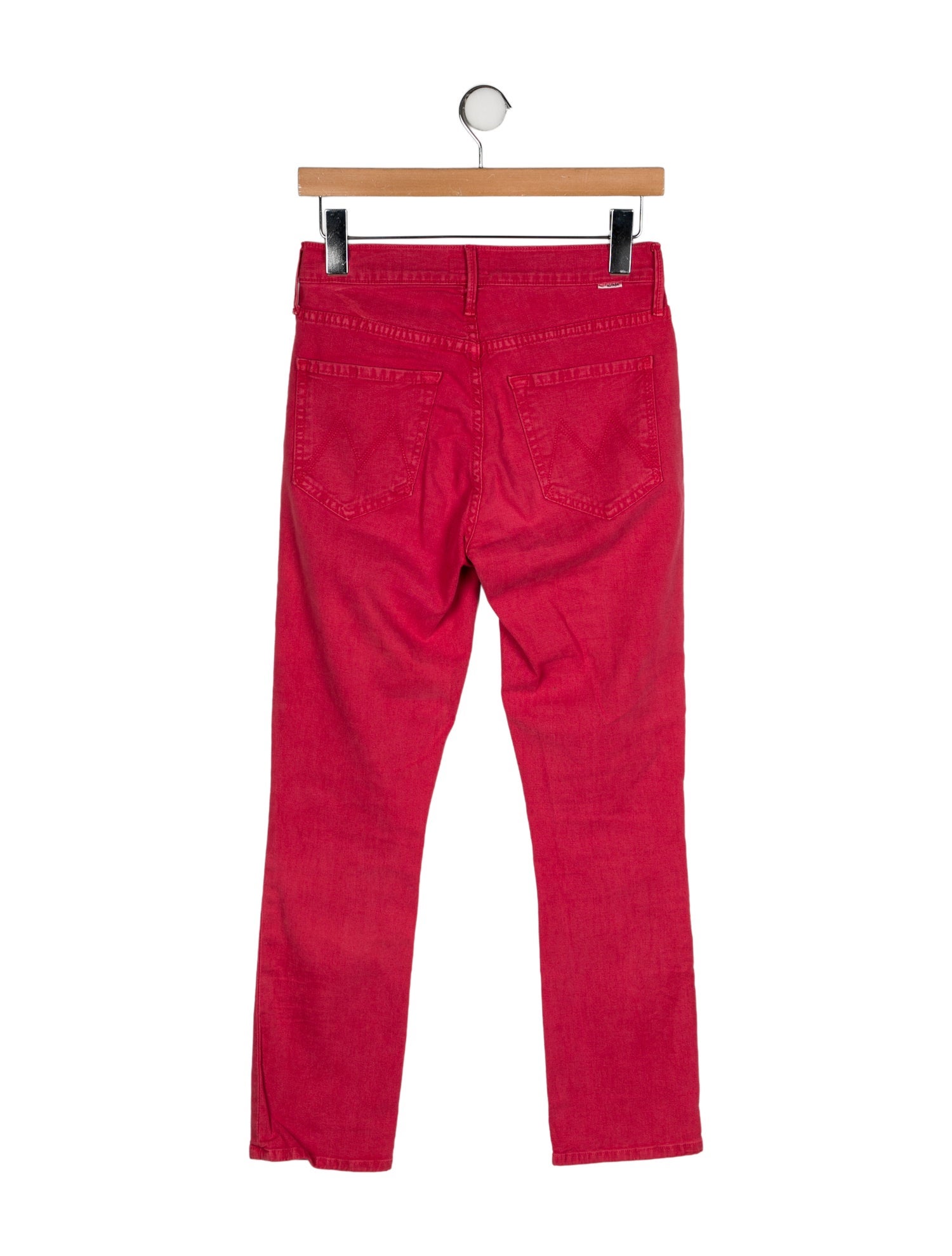 Mother Mid-Rise Straight Leg Jeans