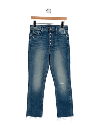 Mother High-Rise Straight Leg Jeans